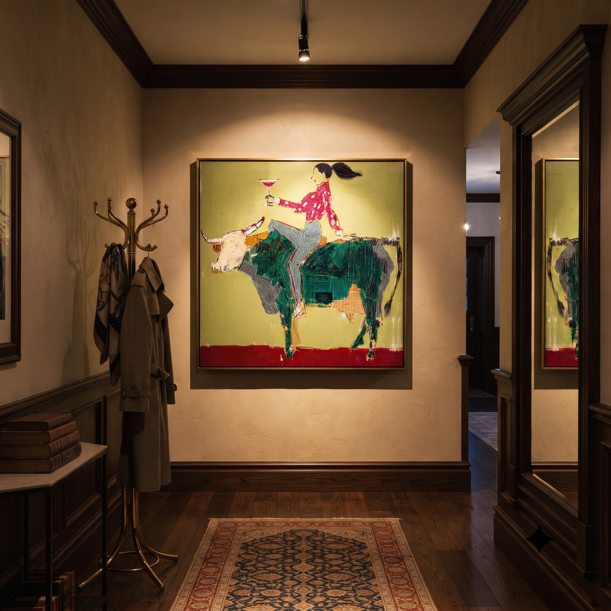 Green Horns Carry Leisure displayed in a layered residential setting