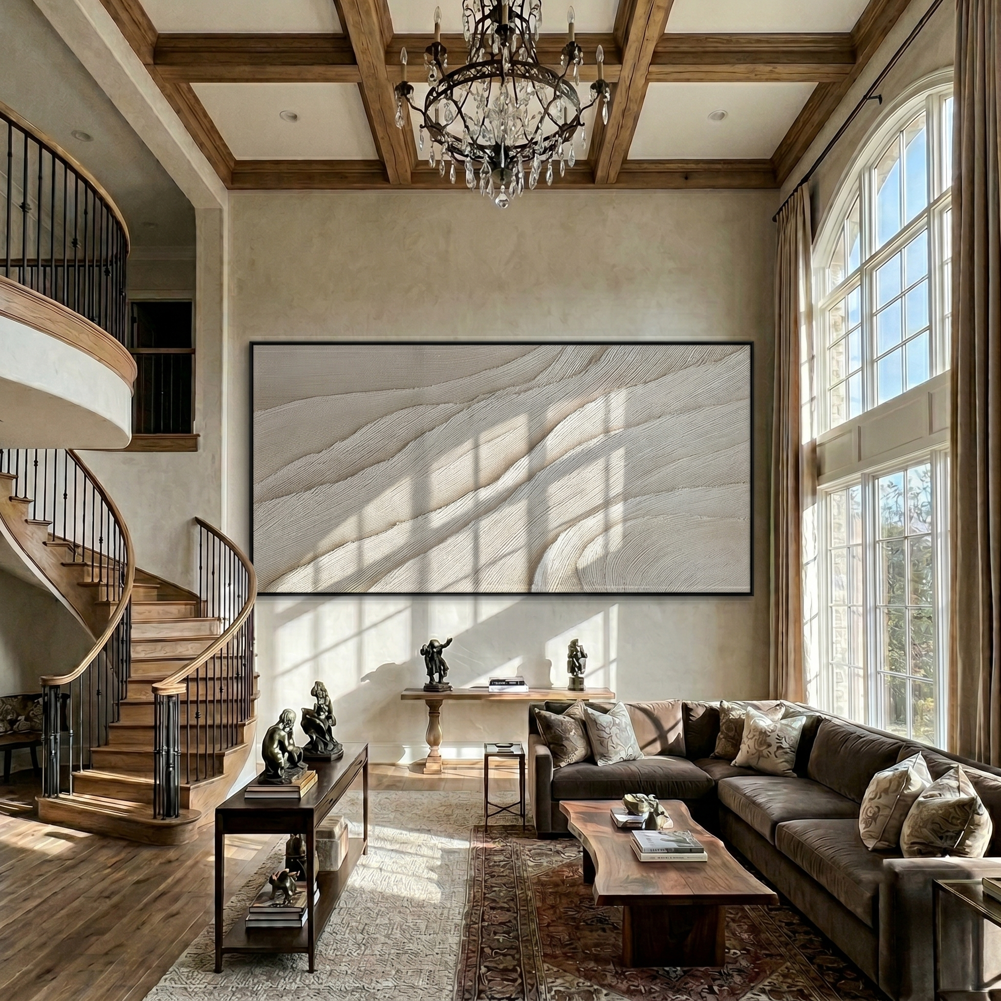 Styling Oil Paintings: Minimalist, Mid-Century & Boho Homes