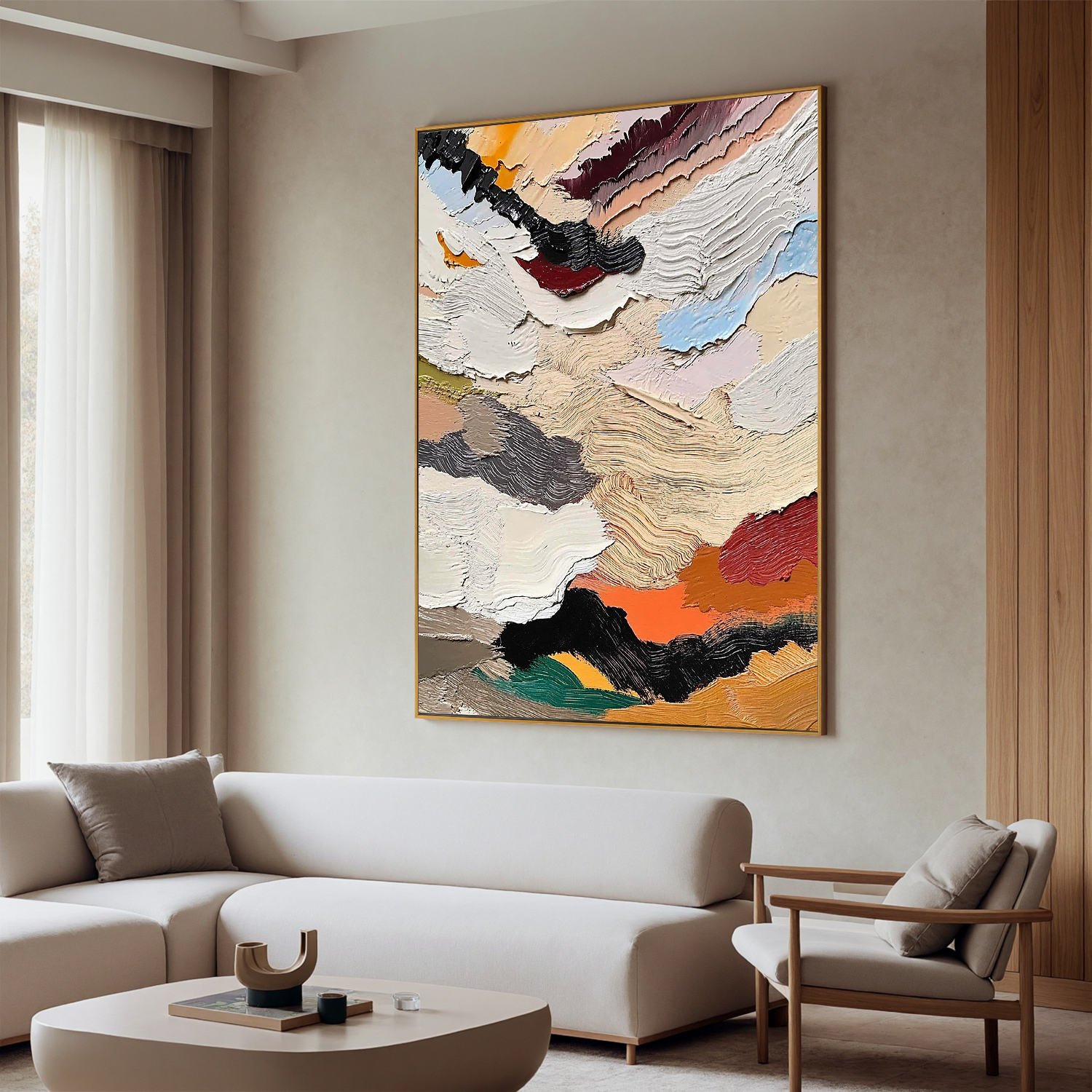 Plaster-texture-art #ZY 437