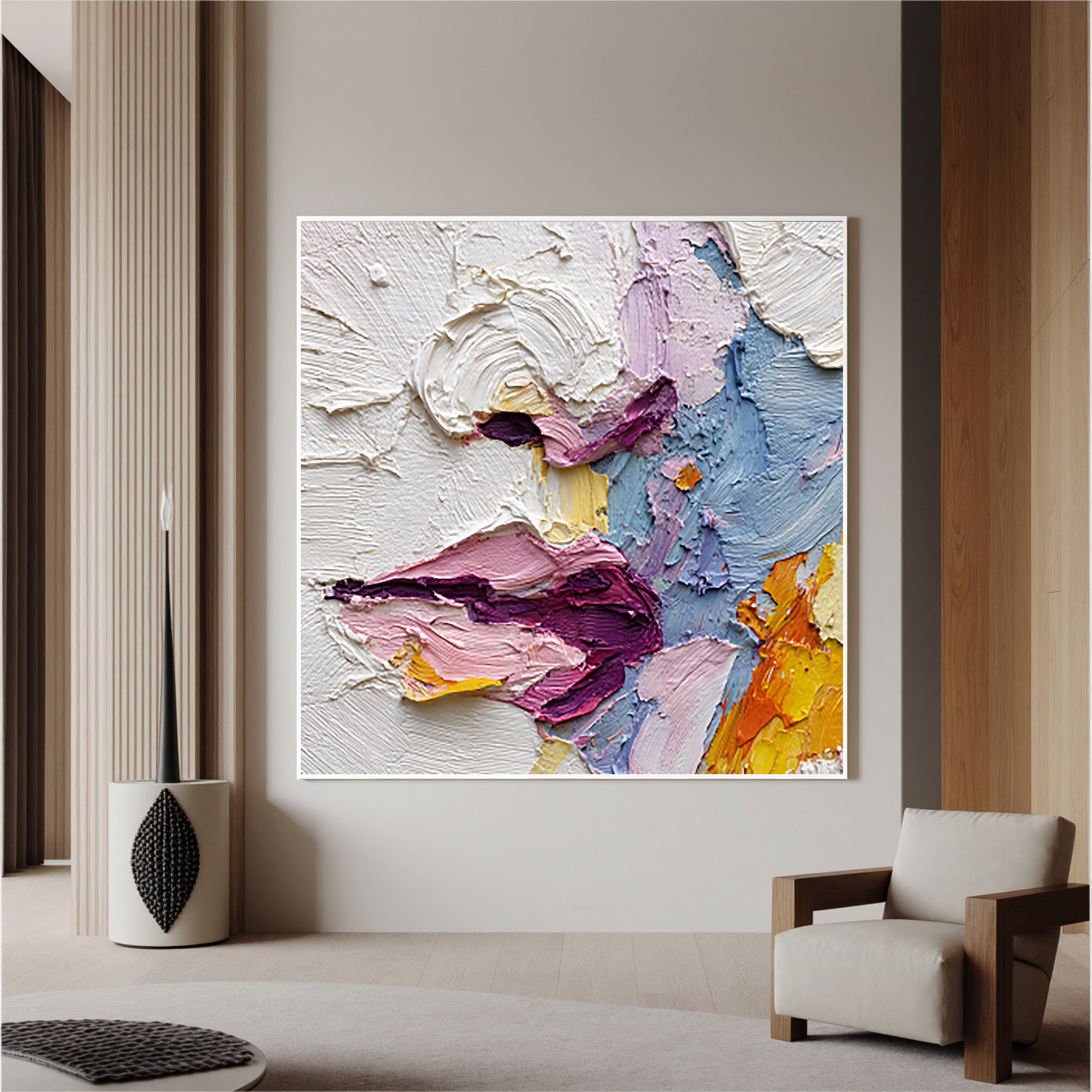 Plaster-art-texture-painting Art #ZY244