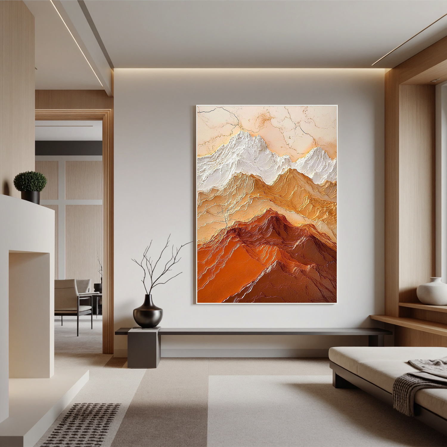 Mountains-valley Art #ZY 462