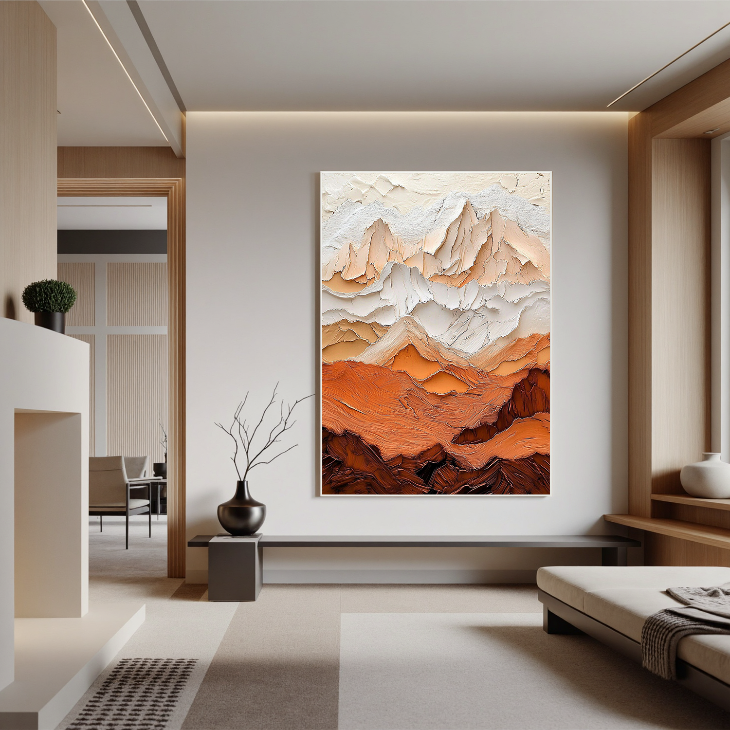 Mountains-valley Art #ZY 461