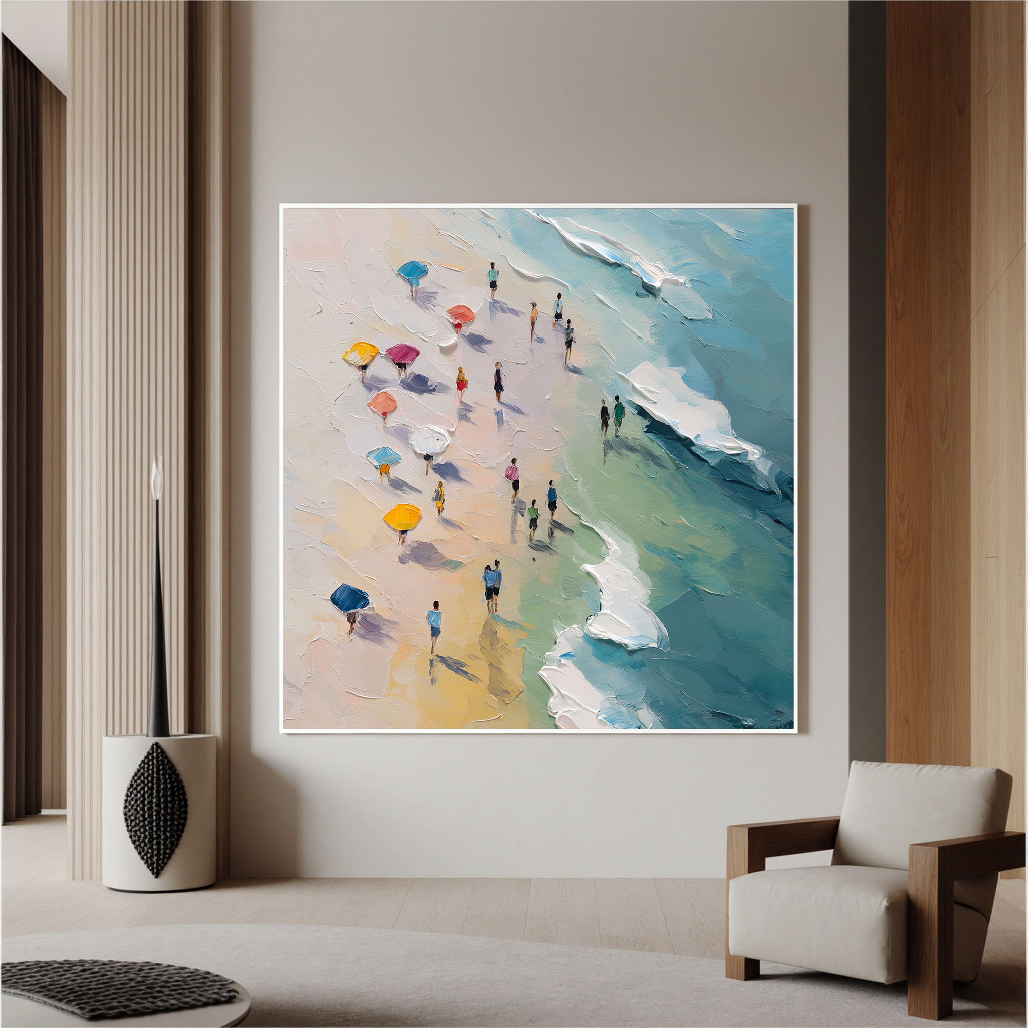 Plaster-art-texture-painting Art #ZY284