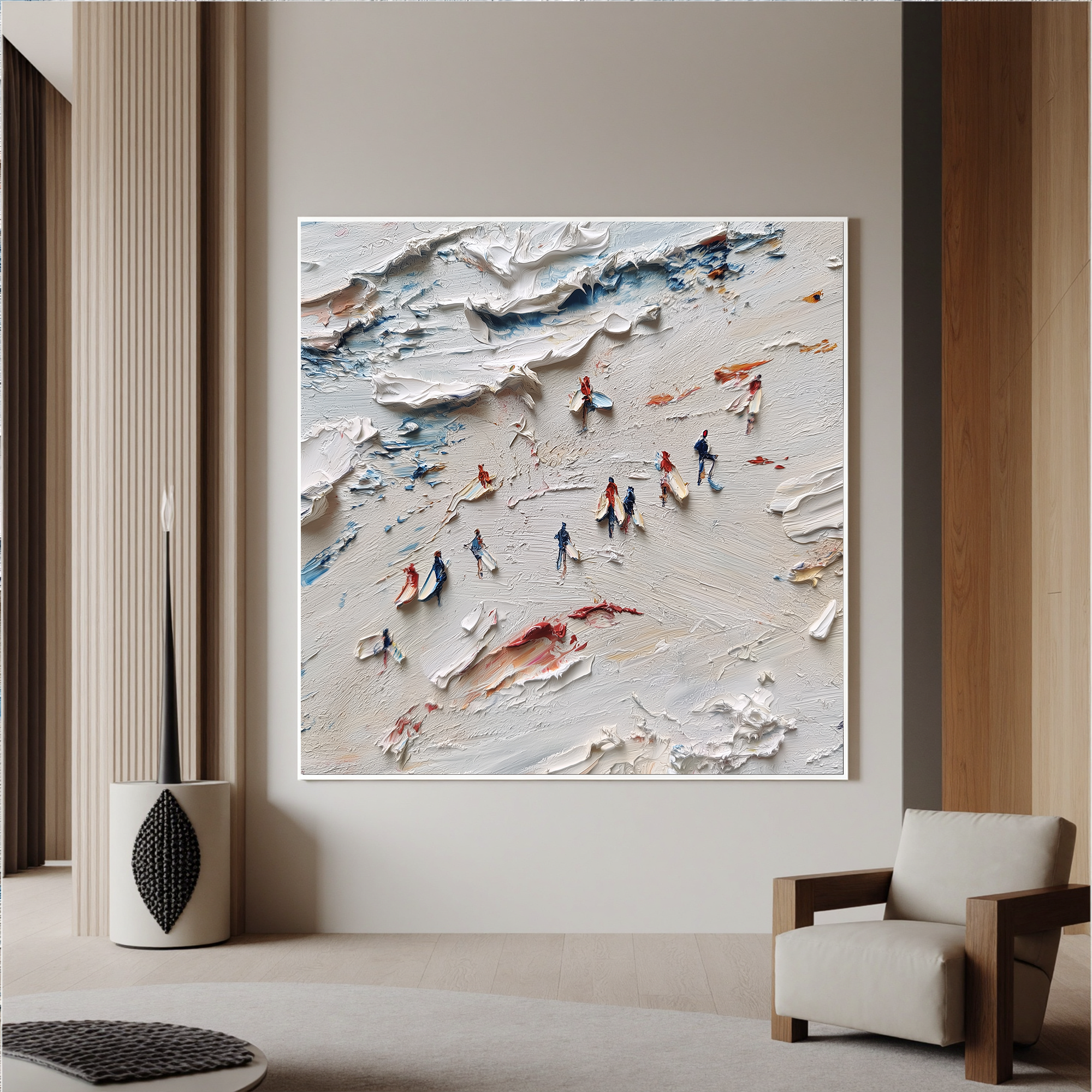 Plaster-art-texture-painting Art #ZY195