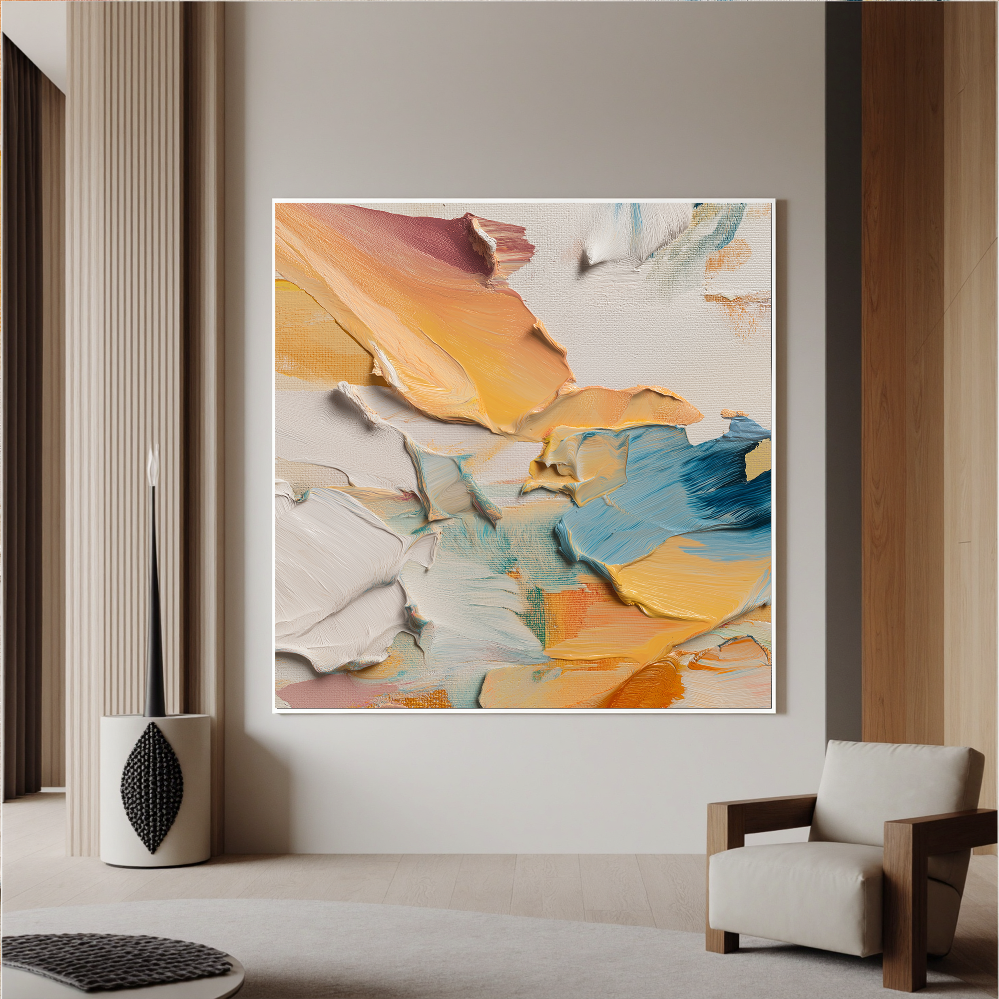 Plaster-art-texture-painting Art #ZY232