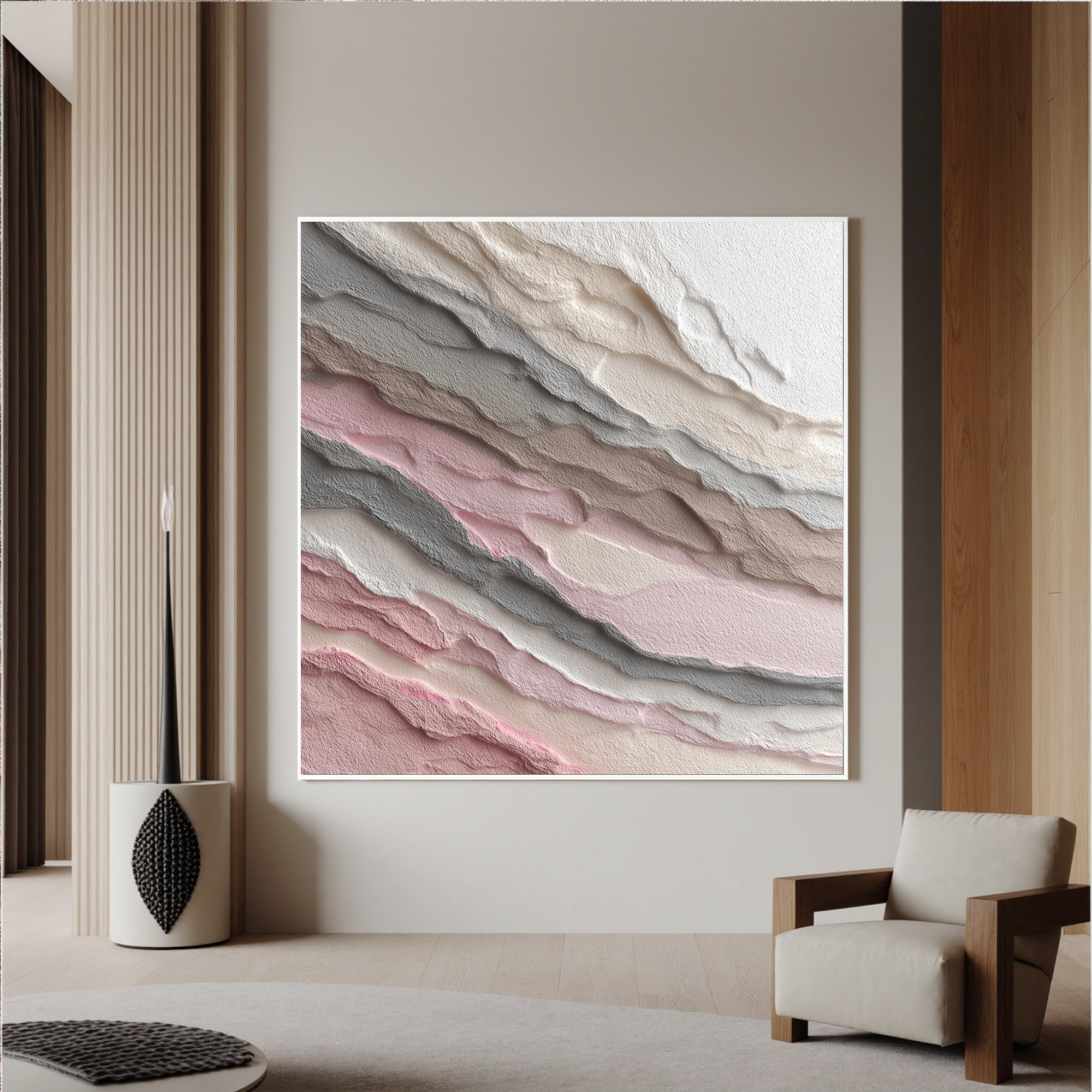 Plaster-art-texture-painting Art #ZY160