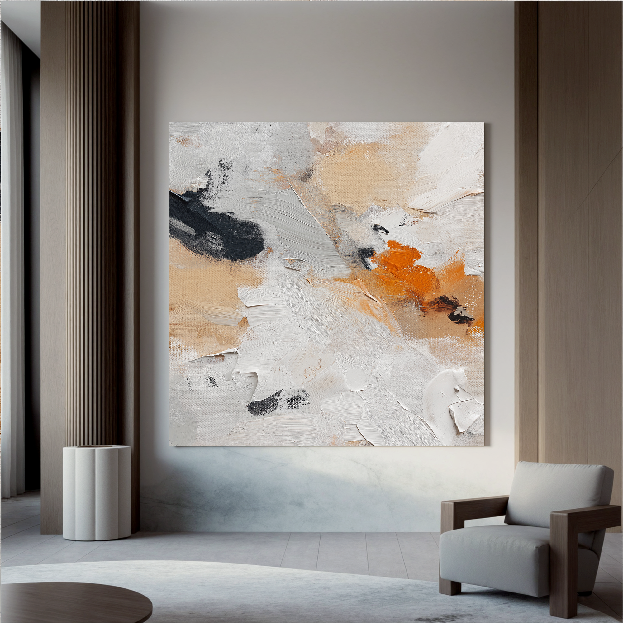 Plaster-art-texture-painting Art #ZY213