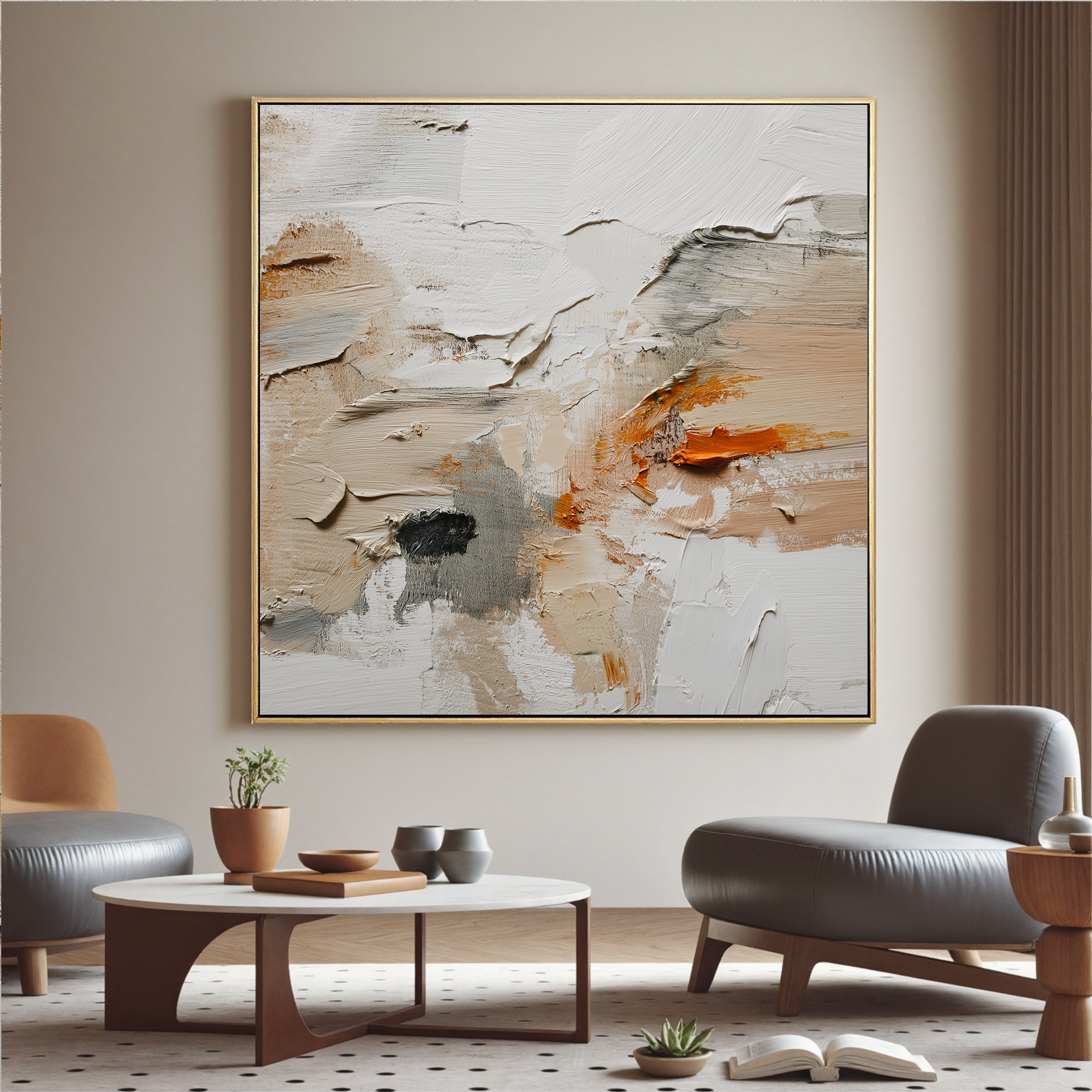 Plaster-art-texture-painting Art #ZY211