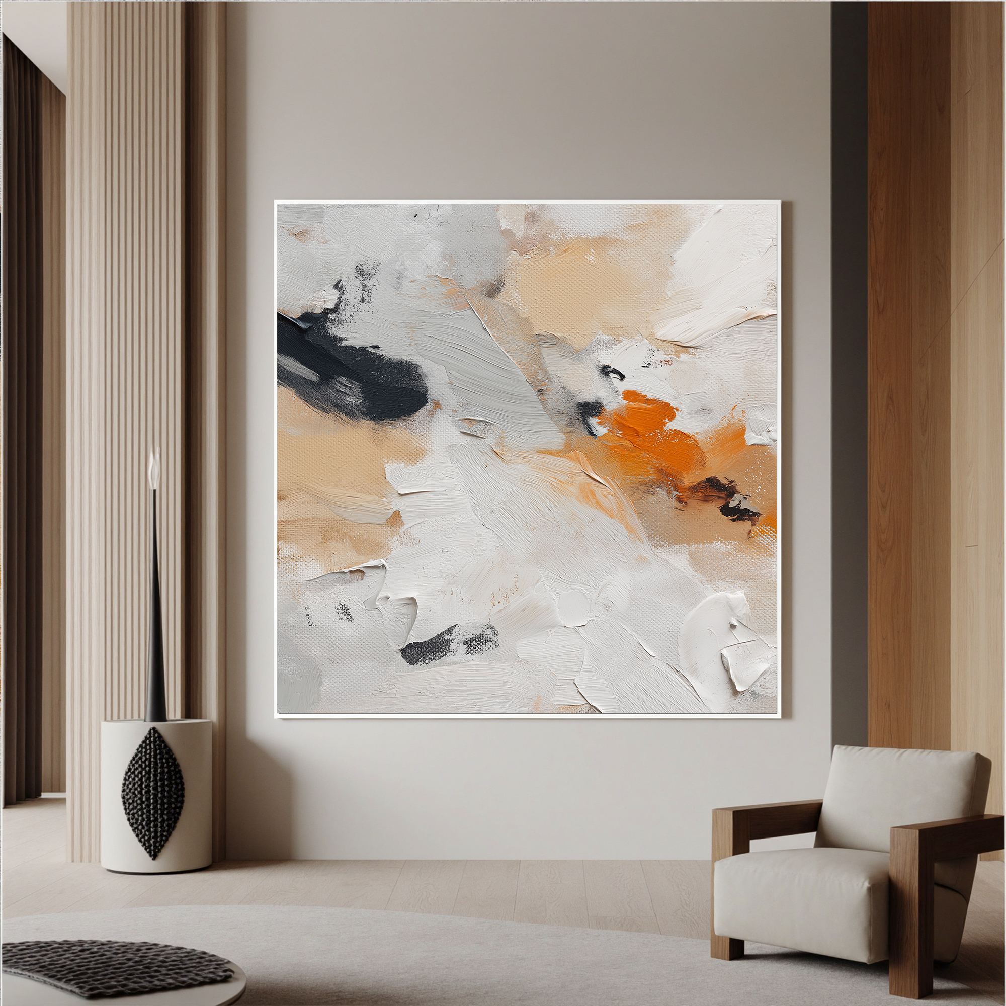 Plaster-art-texture-painting Art #ZY213