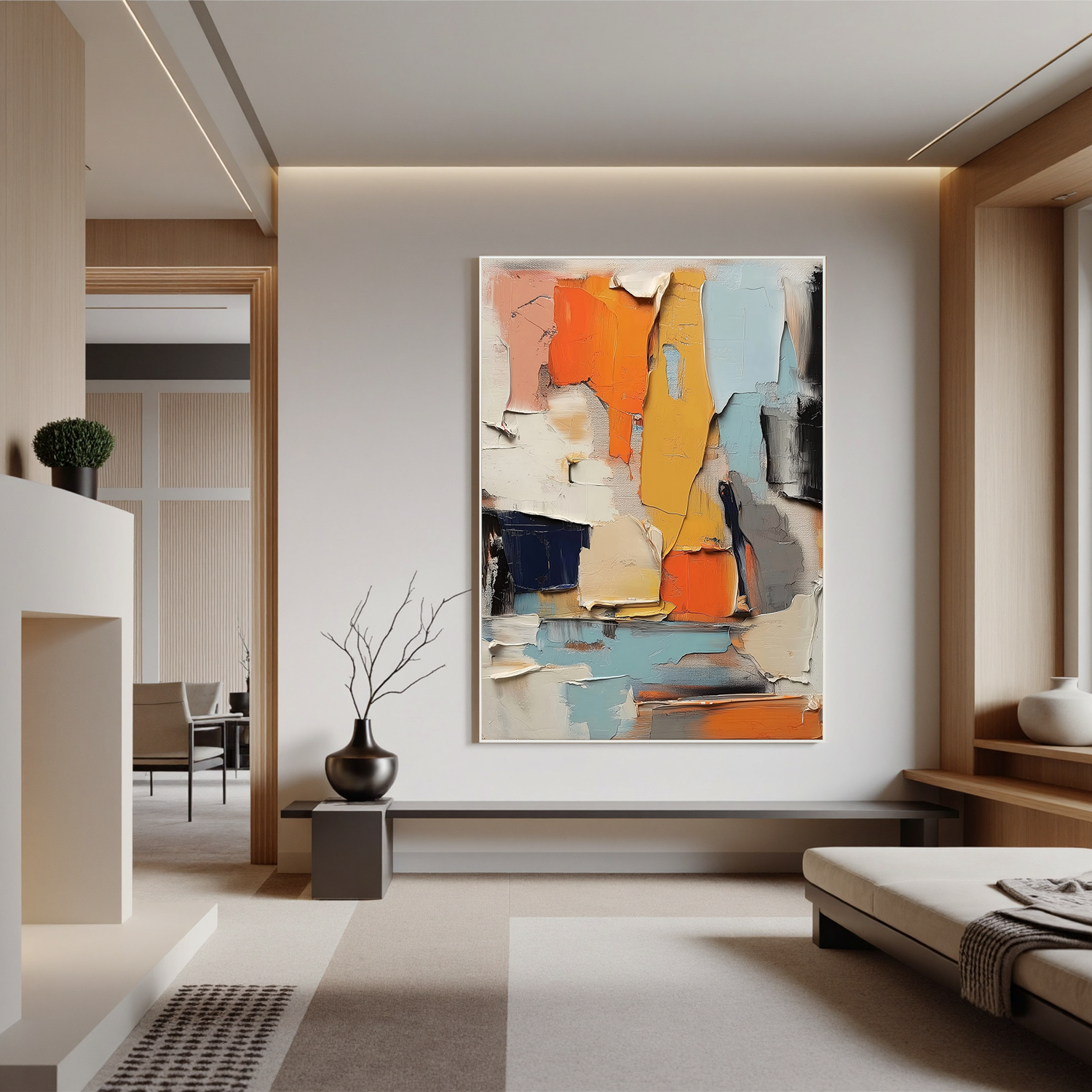 Plaster-texture-art #ZY 370