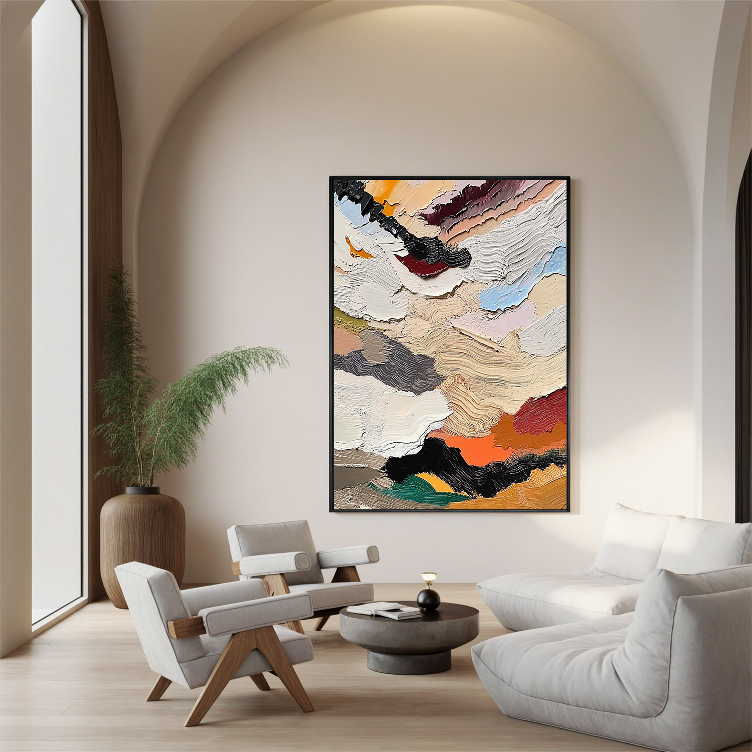 Plaster-texture-art #ZY 437