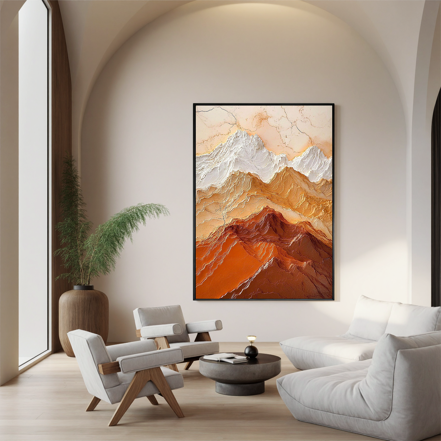 Mountains-valley Art #ZY 462