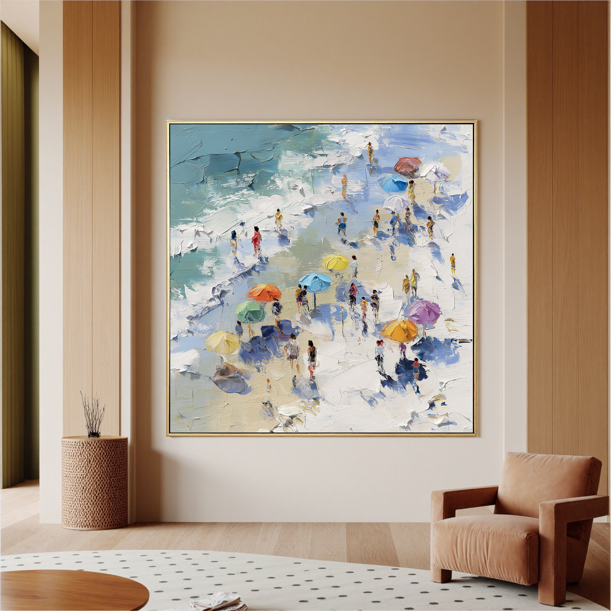 Plaster-art-texture-painting Art #ZY285