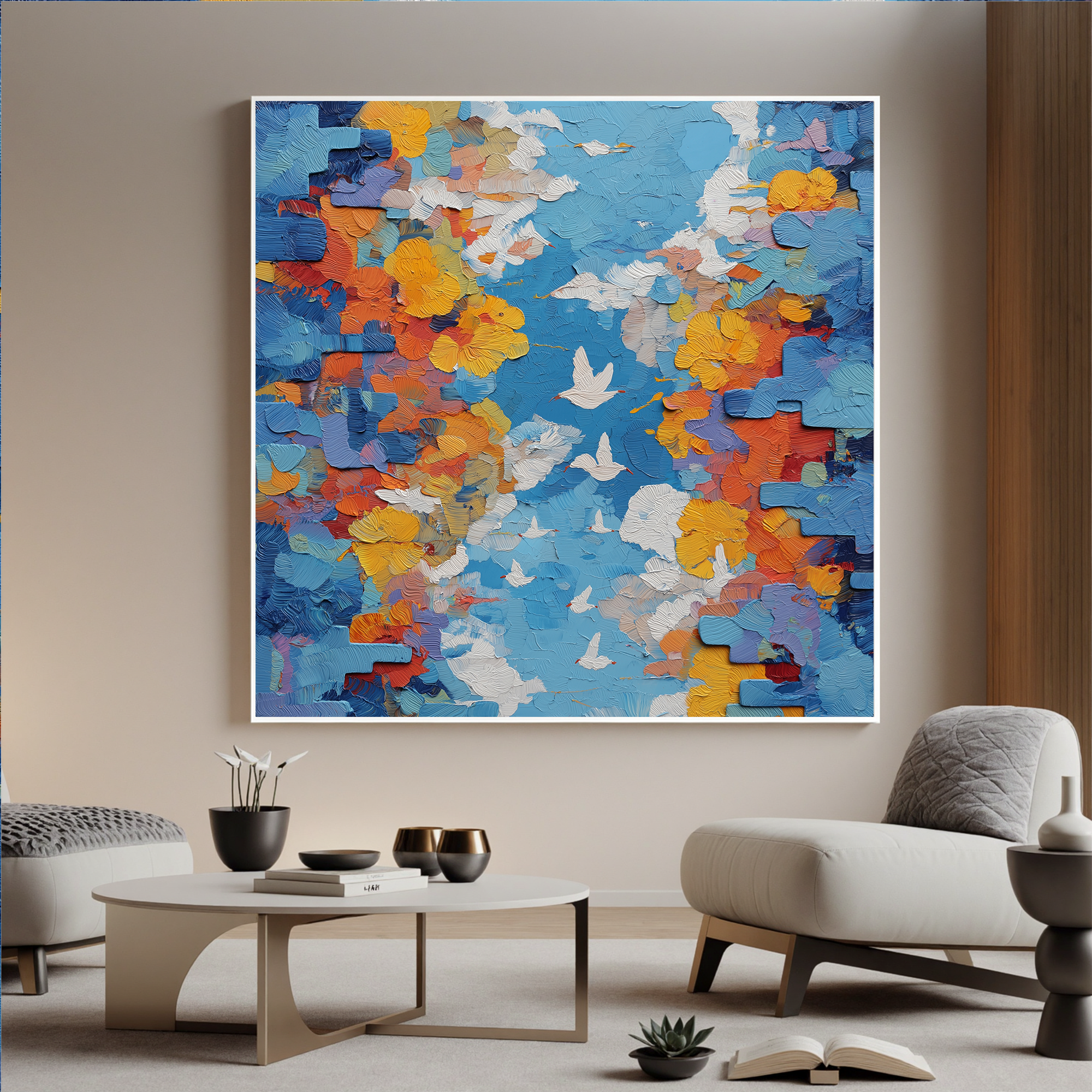 Colorful-painting Art #ZY155