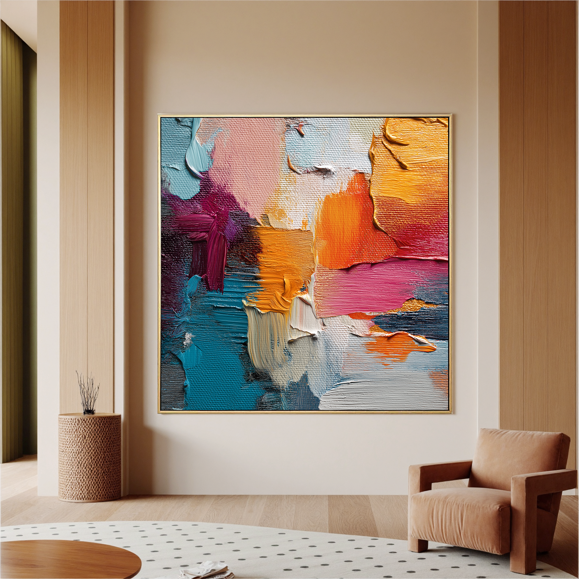 Plaster-art-texture-painting Art #ZY305