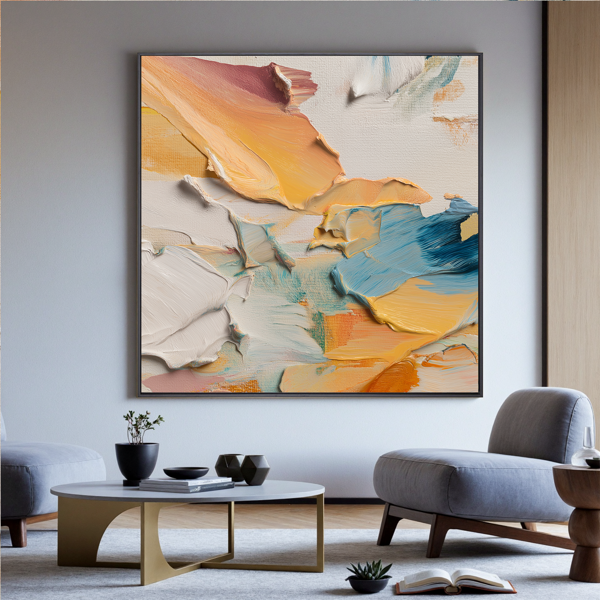 Plaster-art-texture-painting Art #ZY232