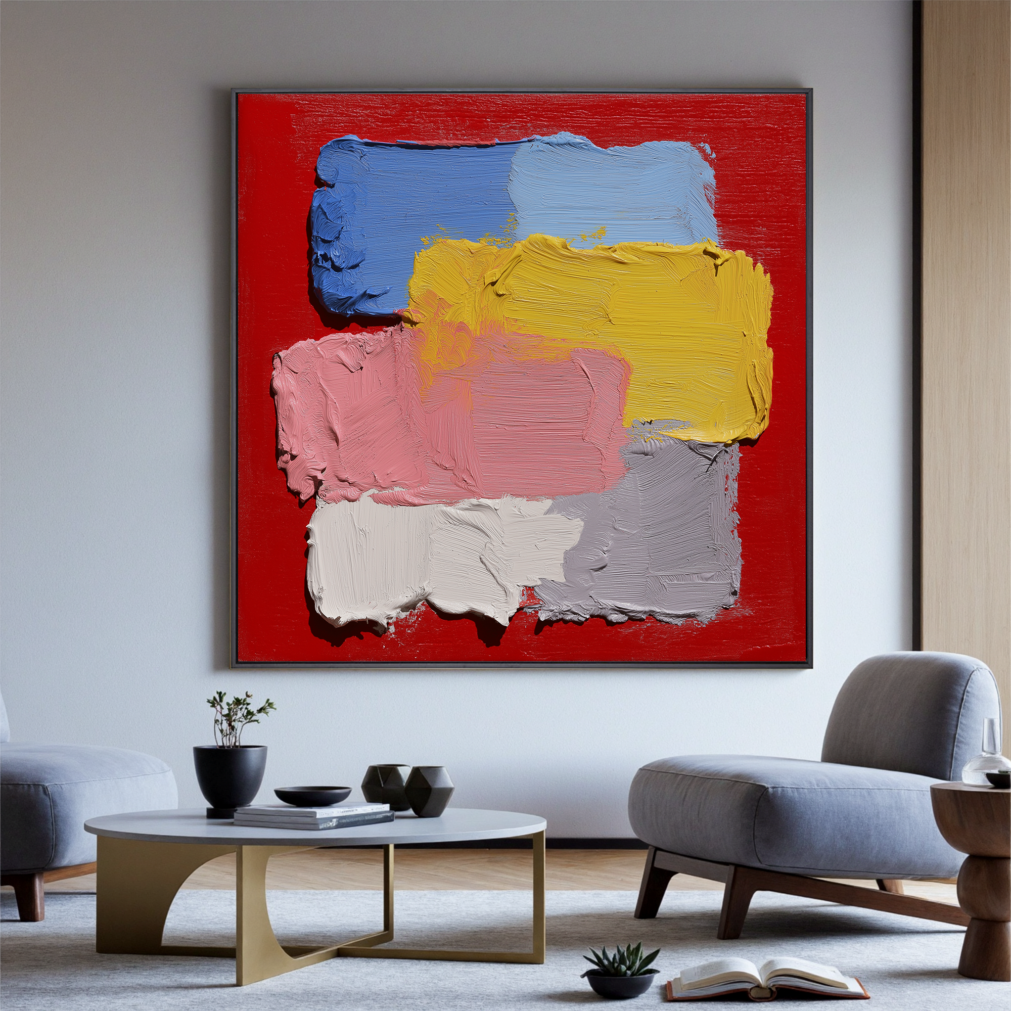 Plaster-art-texture-painting Art #ZY009