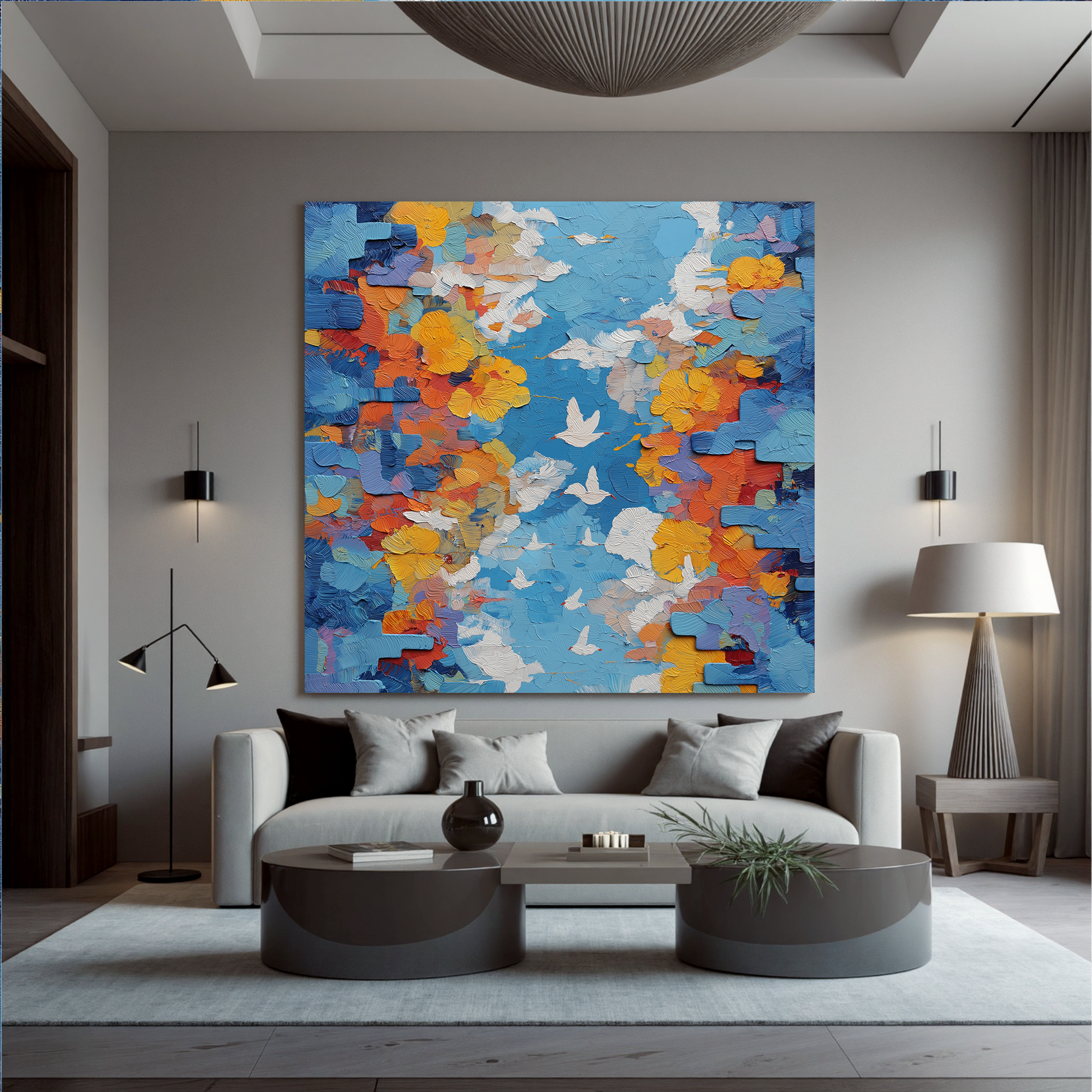 Colorful-painting Art #ZY155