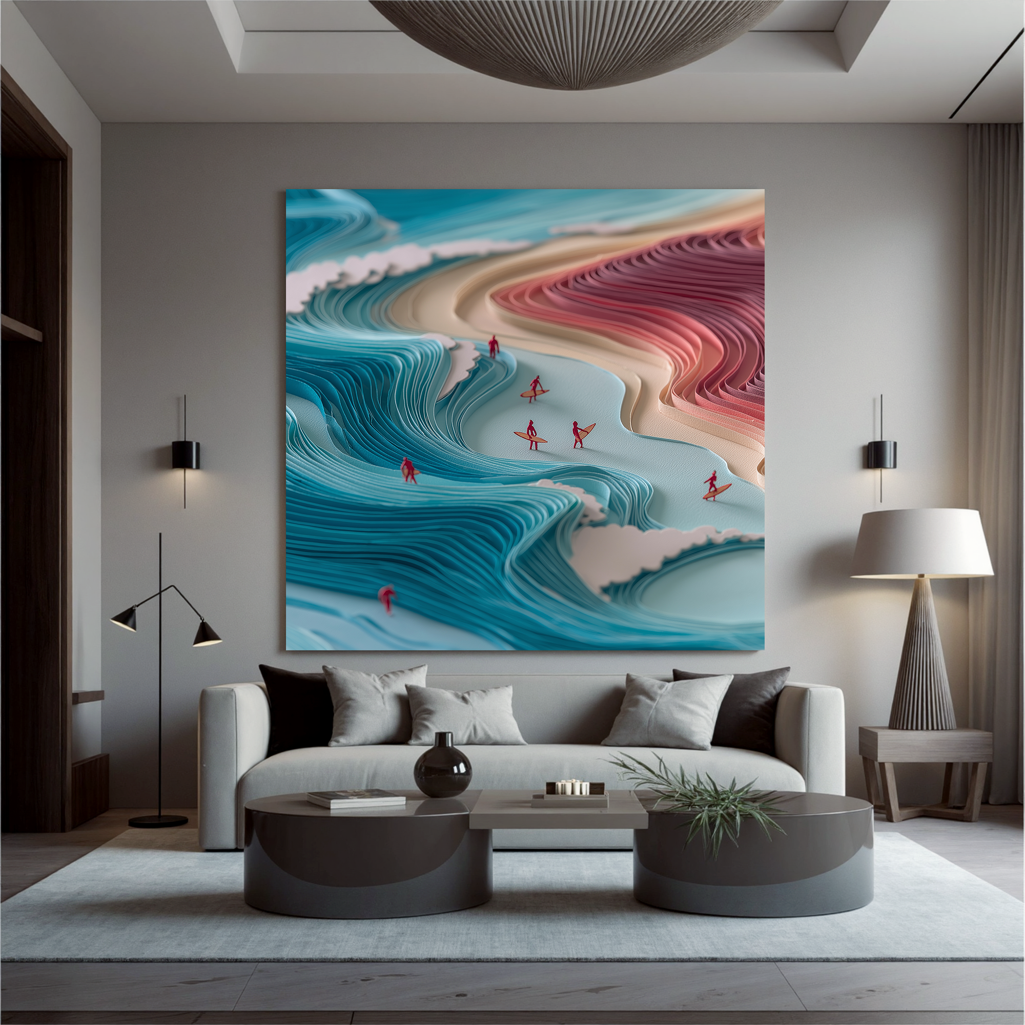 Ocean & Sky Art #ZY082