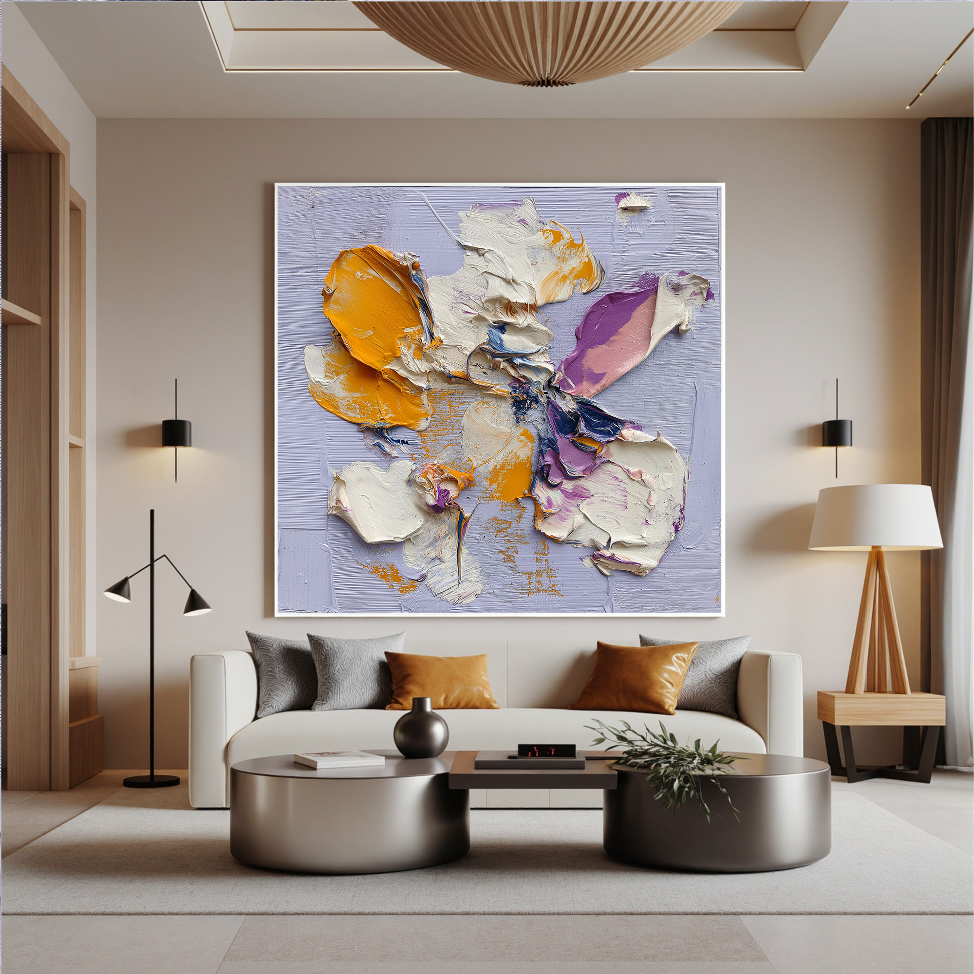 Plaster-art-texture-painting Art #ZY238