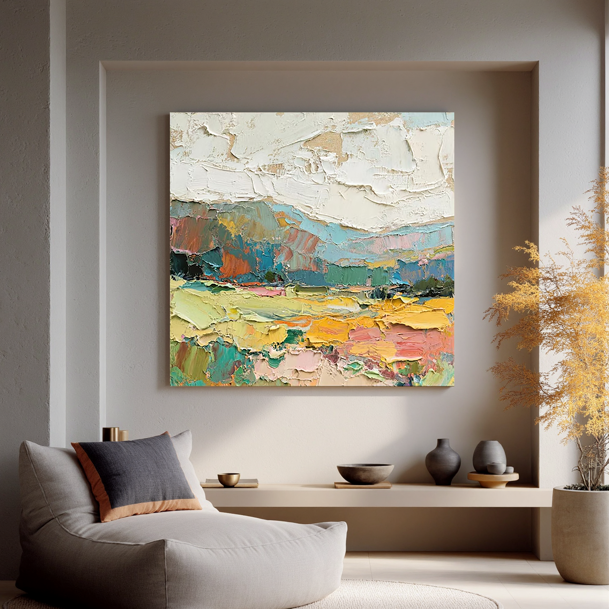 Plaster-art-texture-painting Art #ZY 646