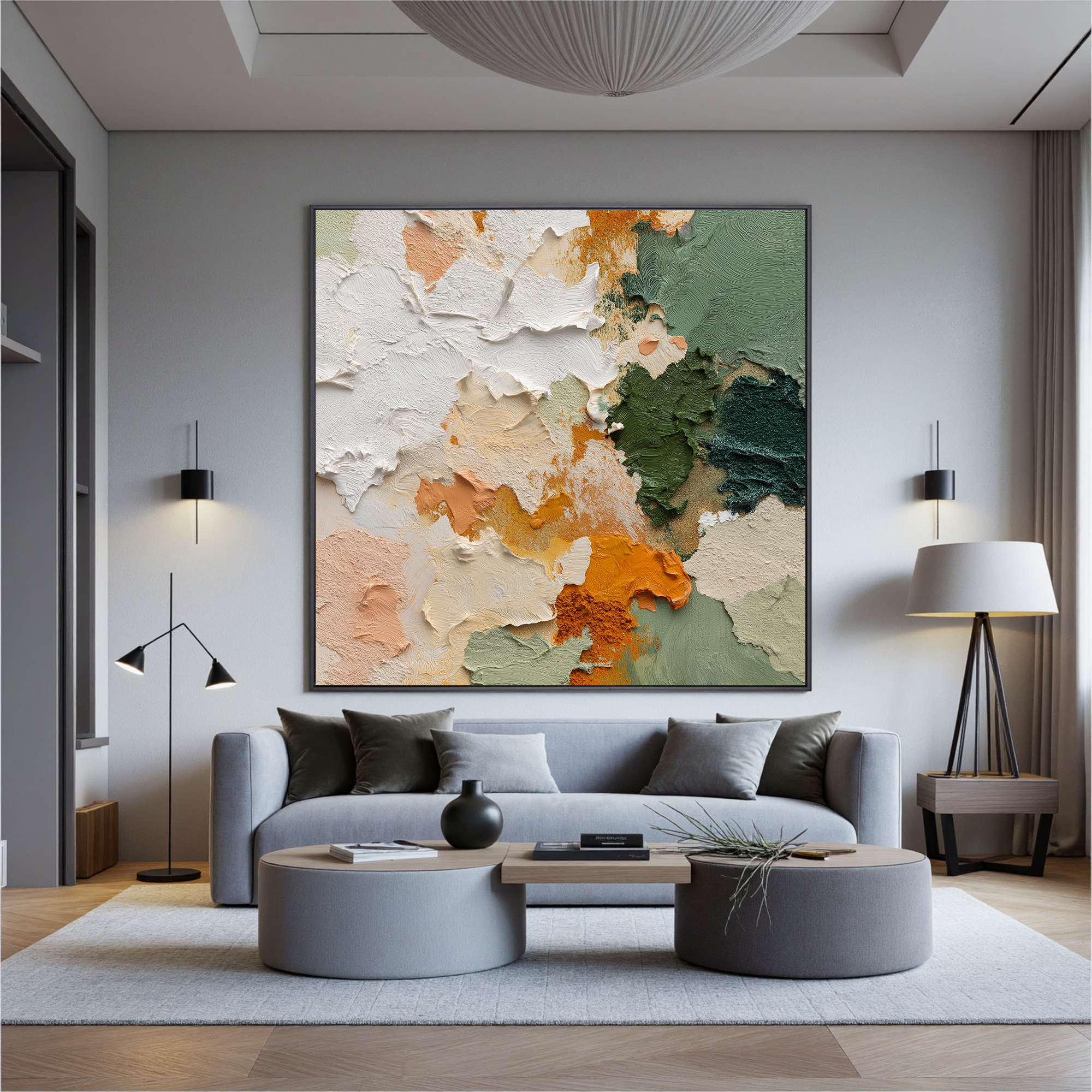 Plaster-art-texture-painting Art #ZY118