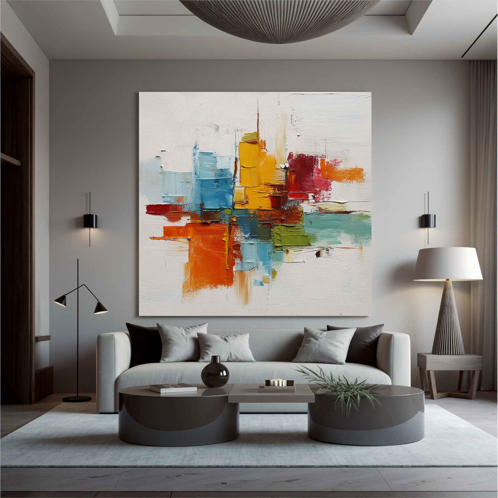 Plaster-art-texture-painting Art #ZY276