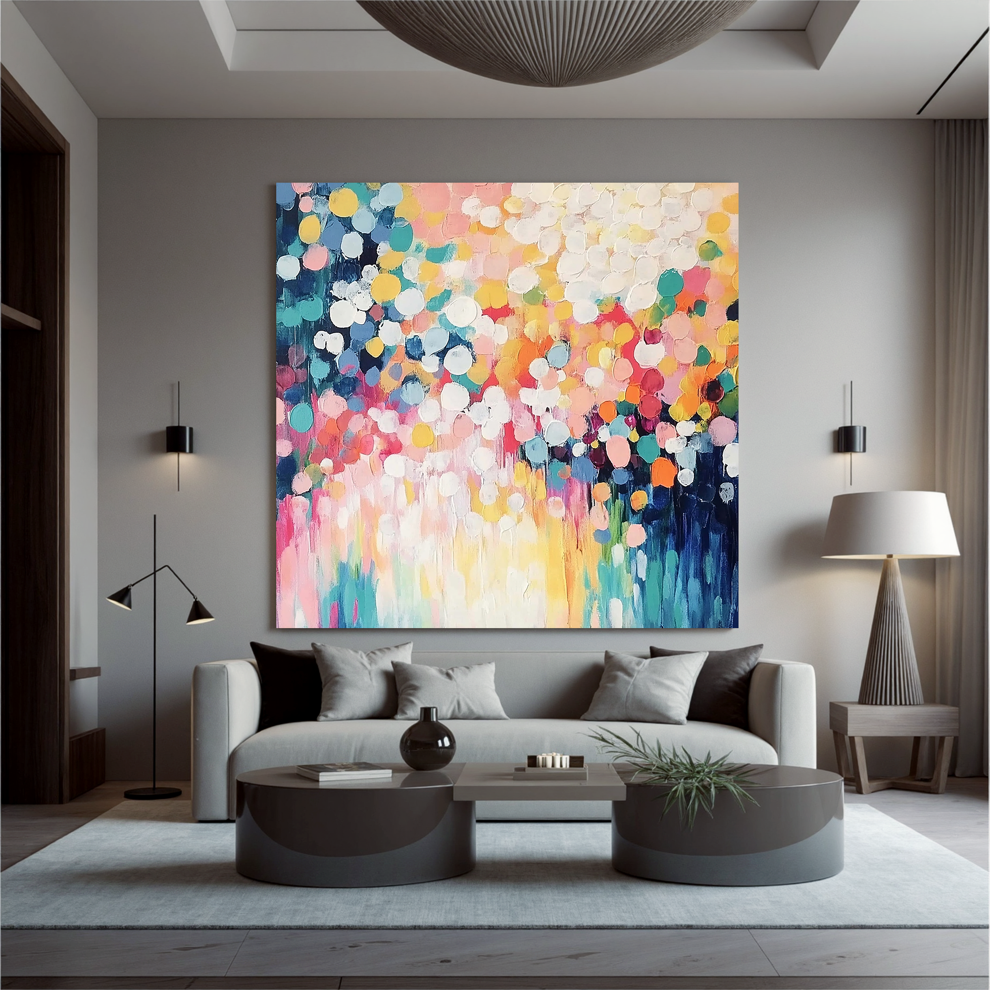 Colorful-painting Art #ZY 583