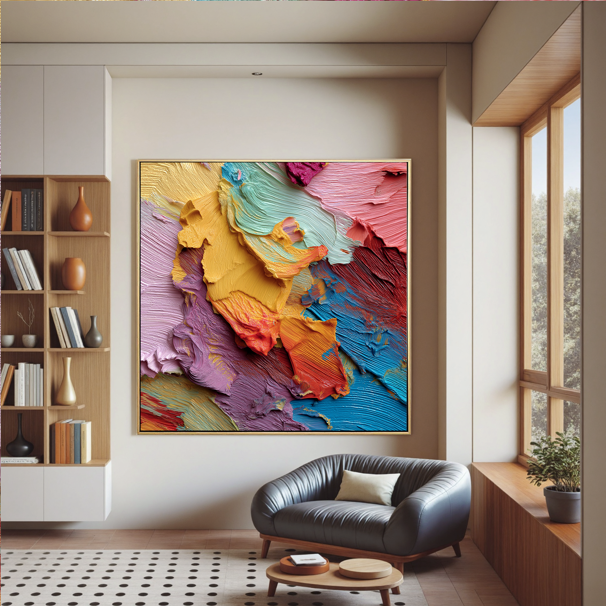 Colorful-painting Art #ZY135