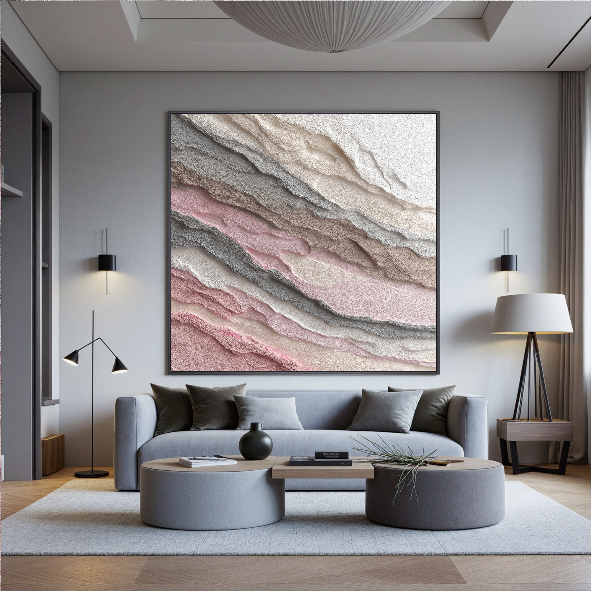 Plaster-art-texture-painting Art #ZY160