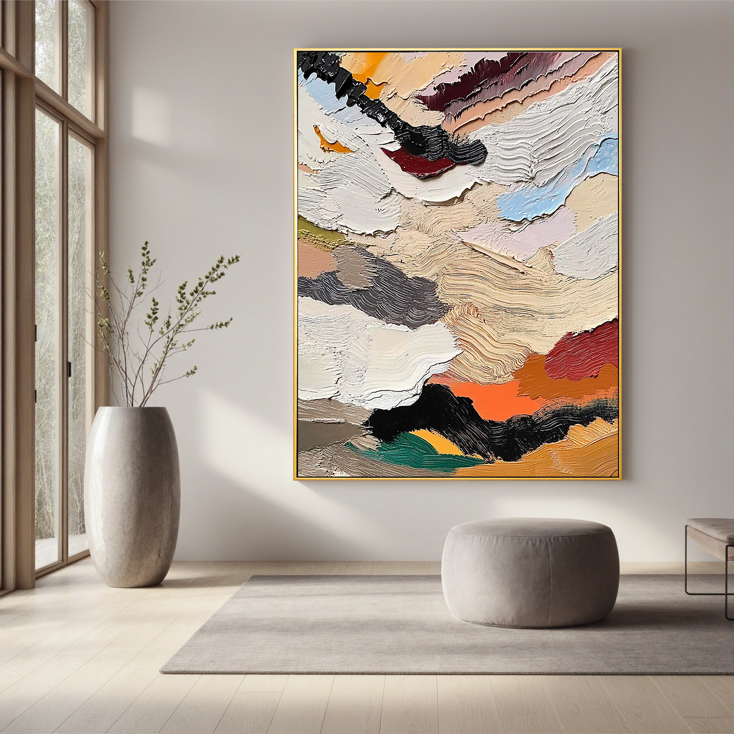 Plaster-texture-art #ZY 437