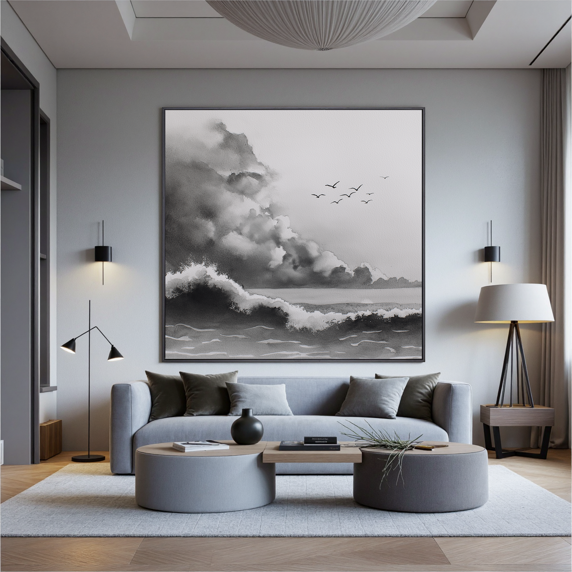 Ocean & Sky Art #ZY015