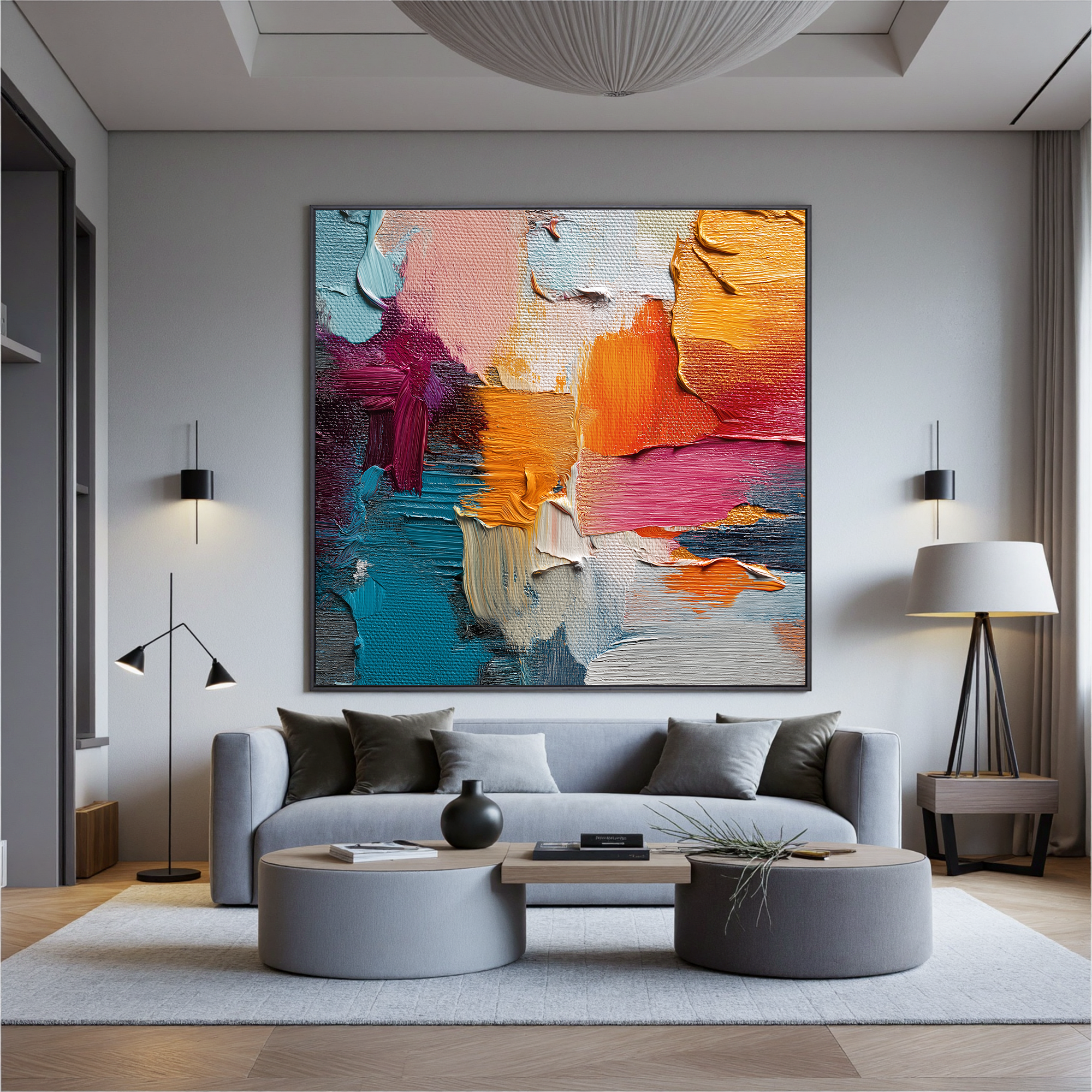 Plaster-art-texture-painting Art #ZY305