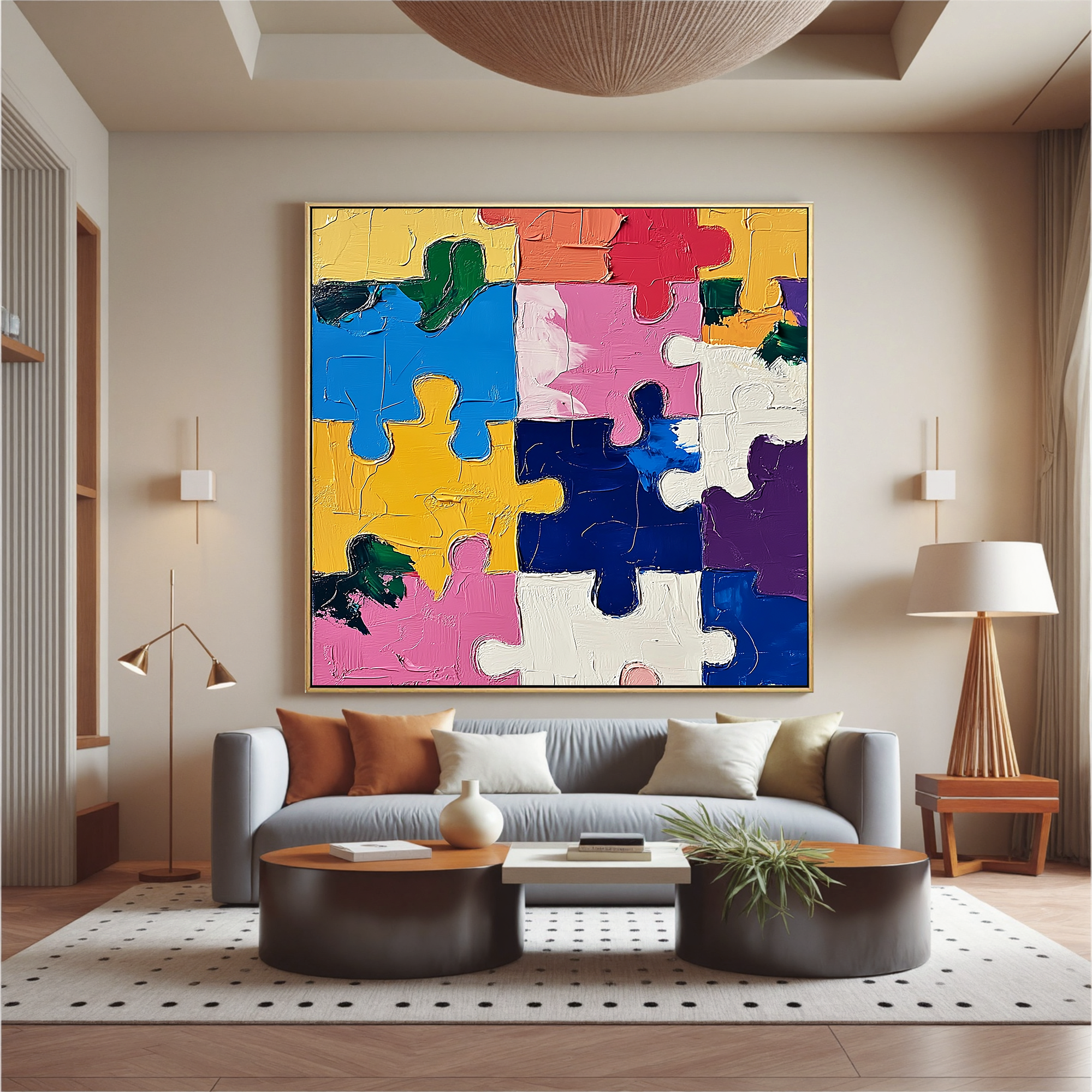 Colorful-painting Art #ZY155