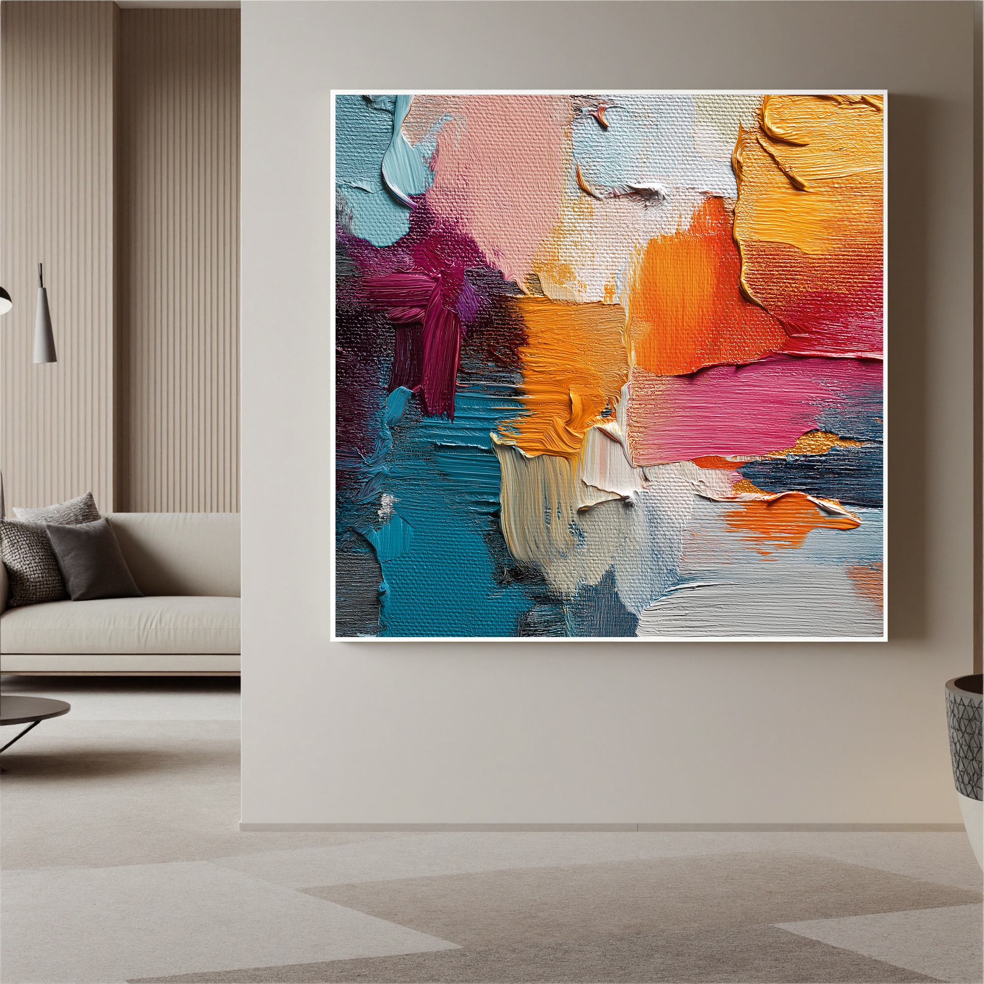 Plaster-art-texture-painting Art #ZY305