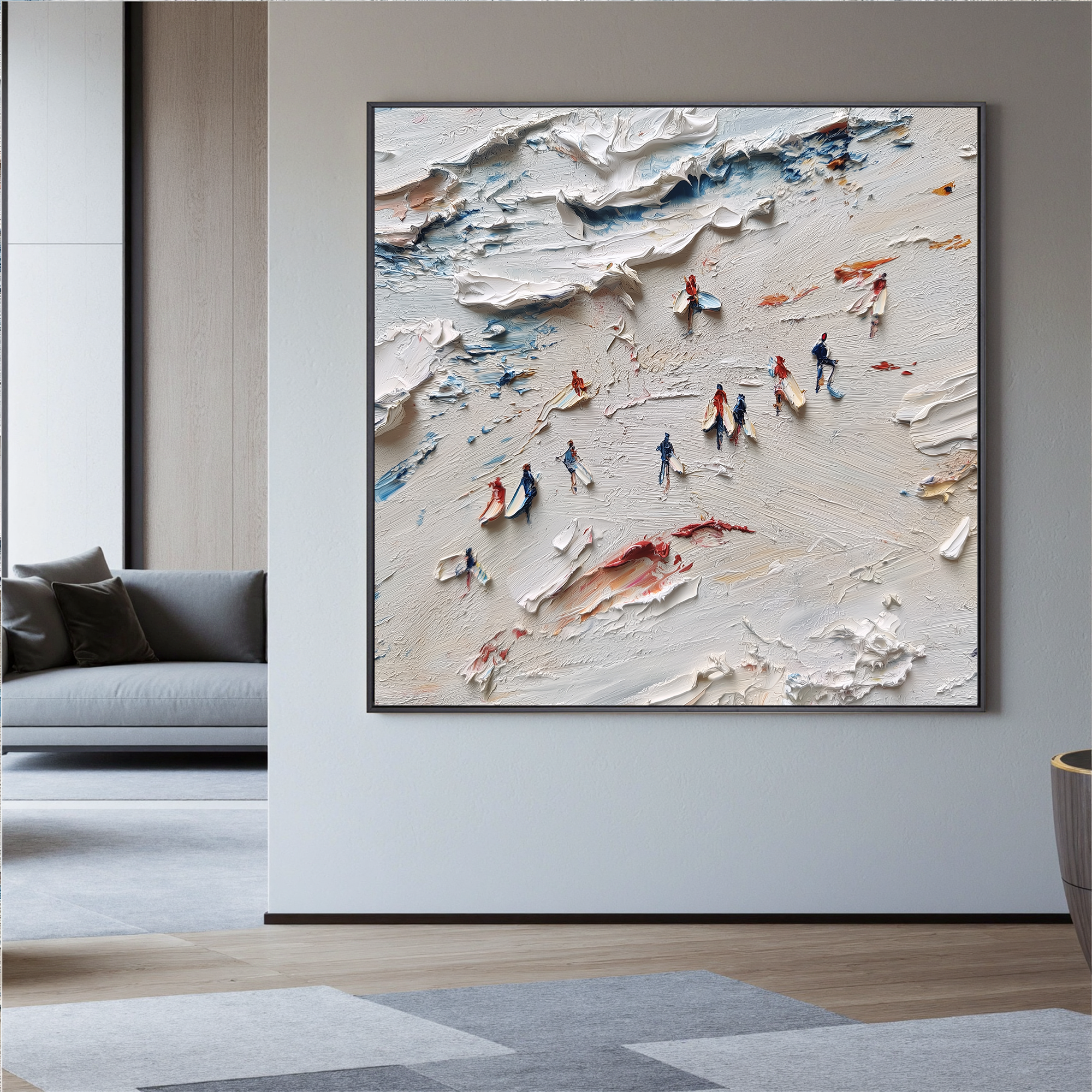 Plaster-art-texture-painting Art #ZY195