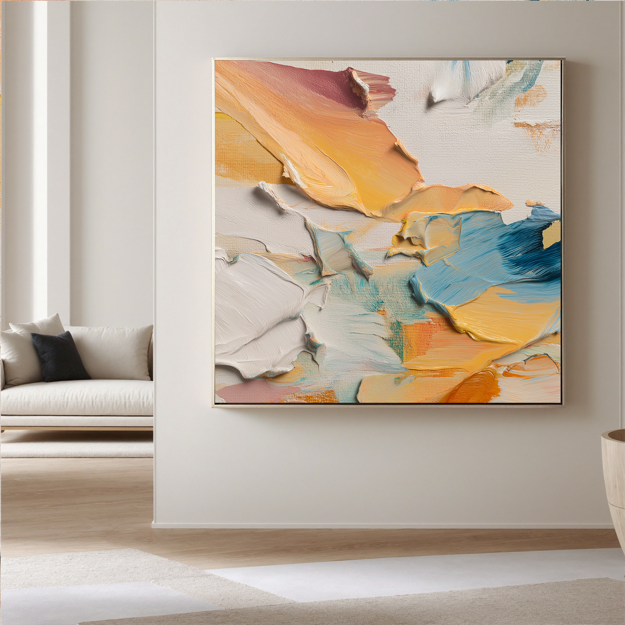 Plaster-art-texture-painting Art #ZY232