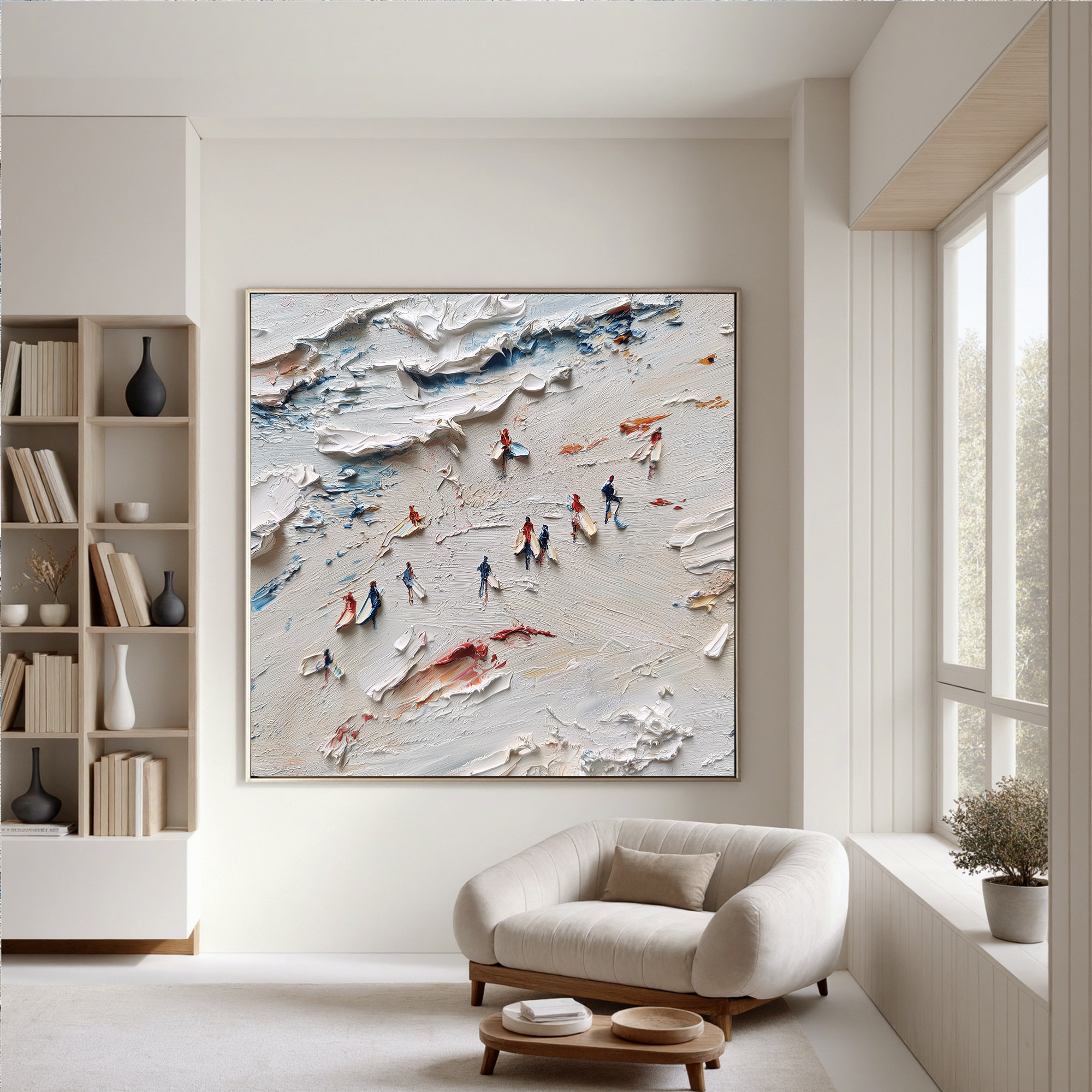 Plaster-art-texture-painting Art #ZY195