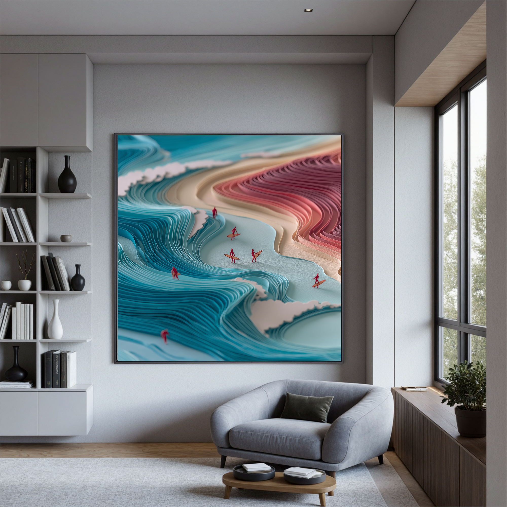 Ocean & Sky Art #ZY082