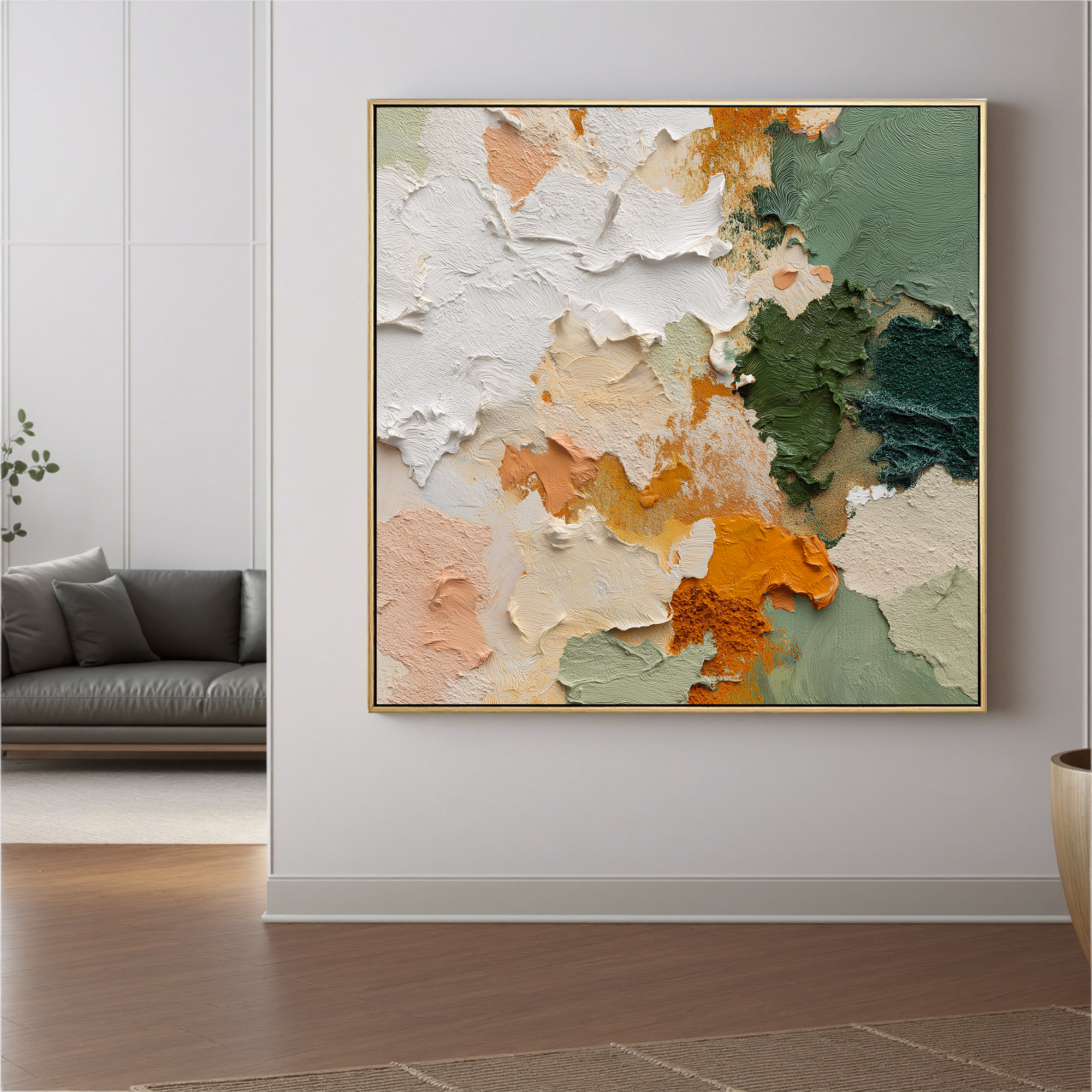 Plaster-art-texture-painting Art #ZY118