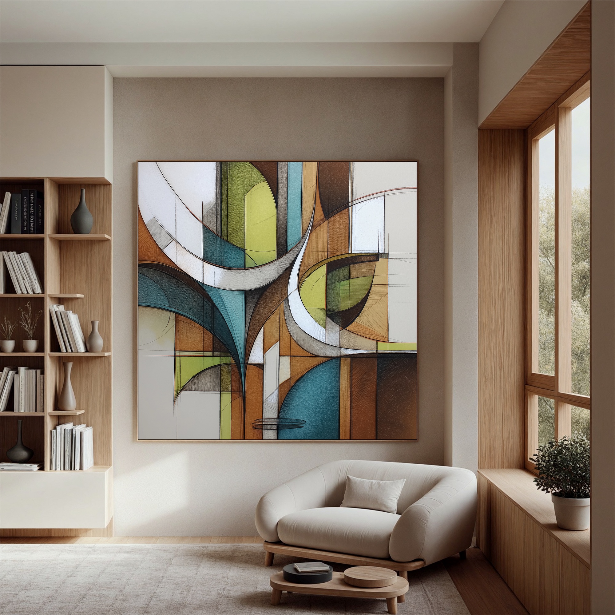 Geometry &Lines Art #ZY001