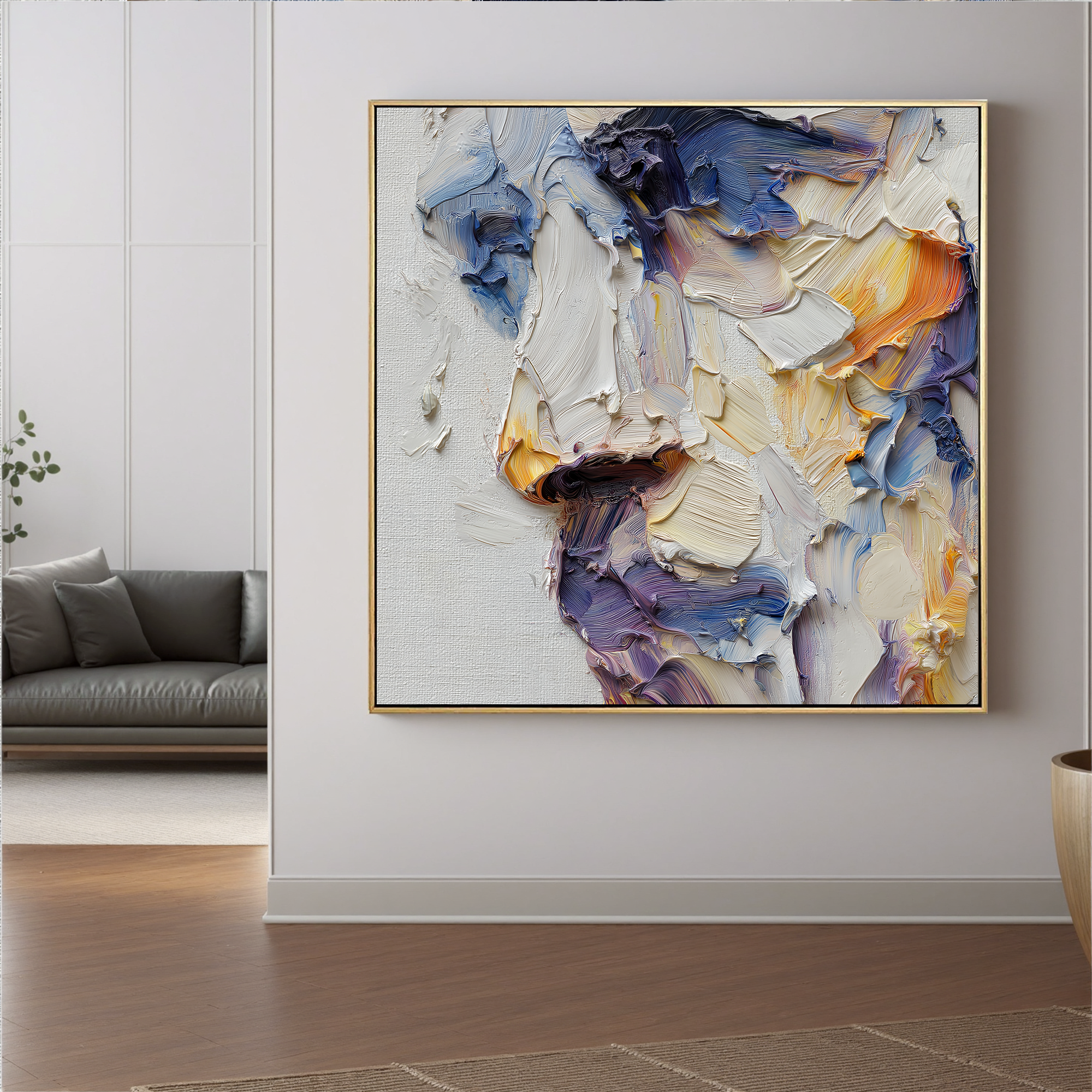 Plaster-art-texture-painting Art #ZY233