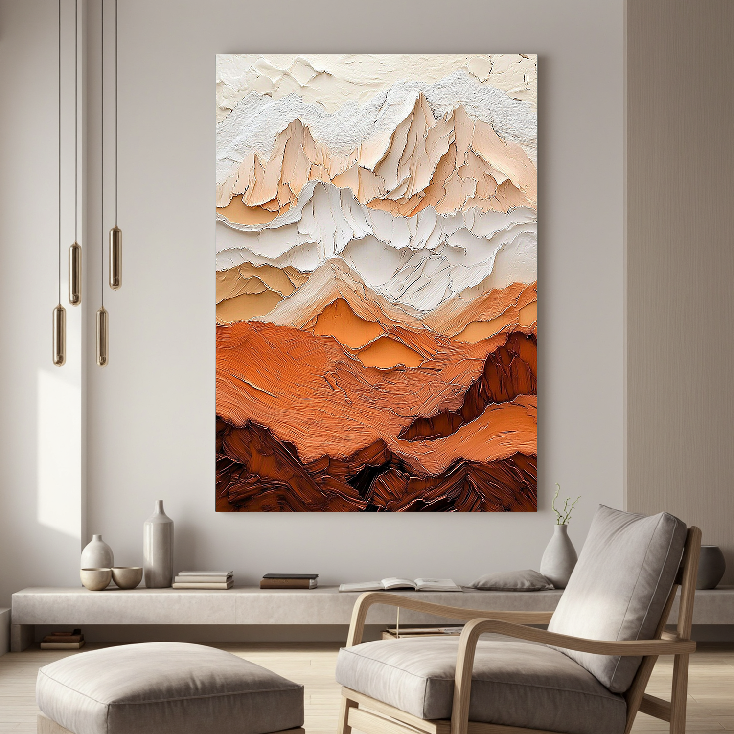 Mountains-valley Art #ZY 461