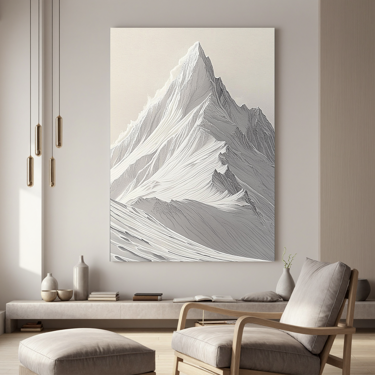 Mountains-valley Art #ZY 447