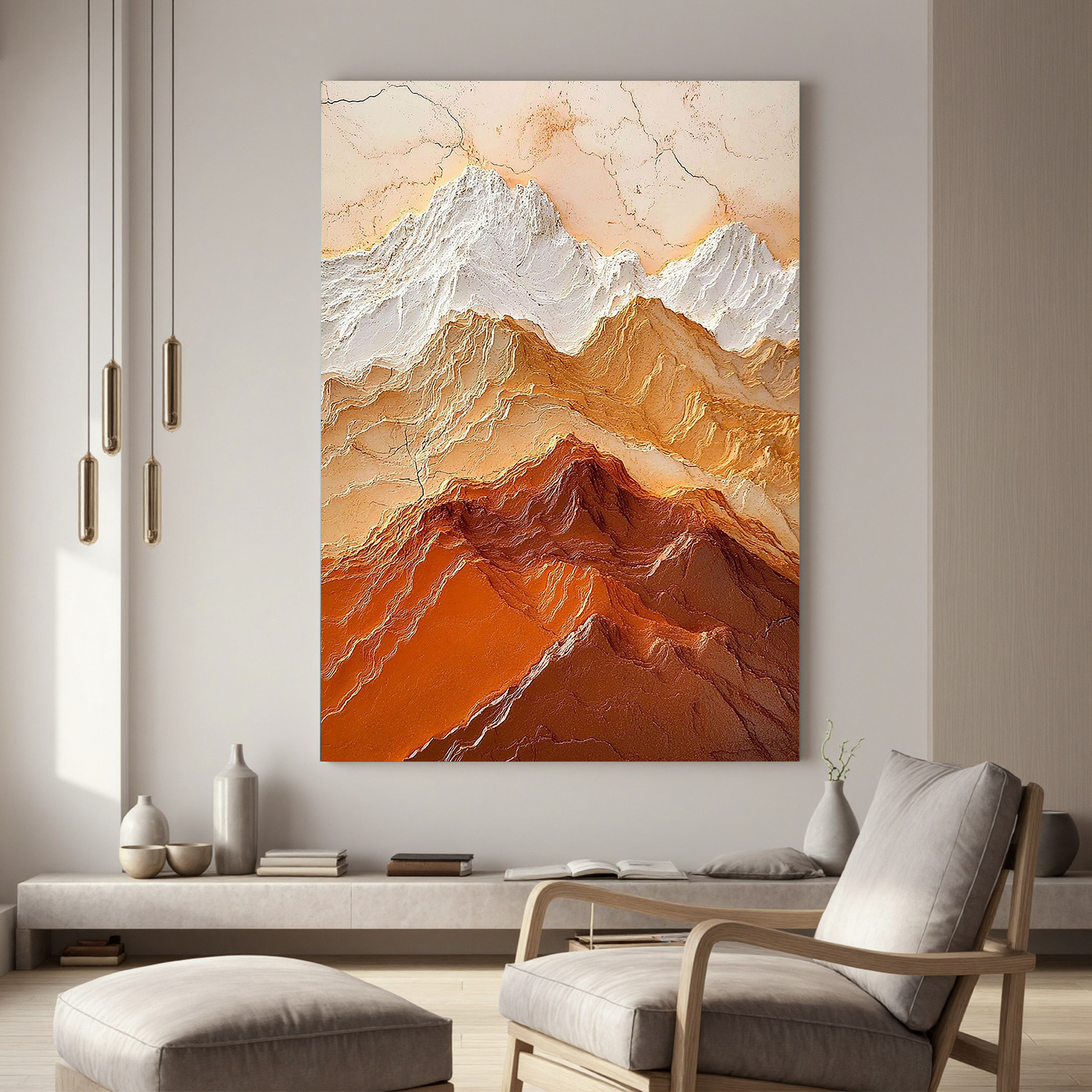 Mountains-valley Art #ZY 462