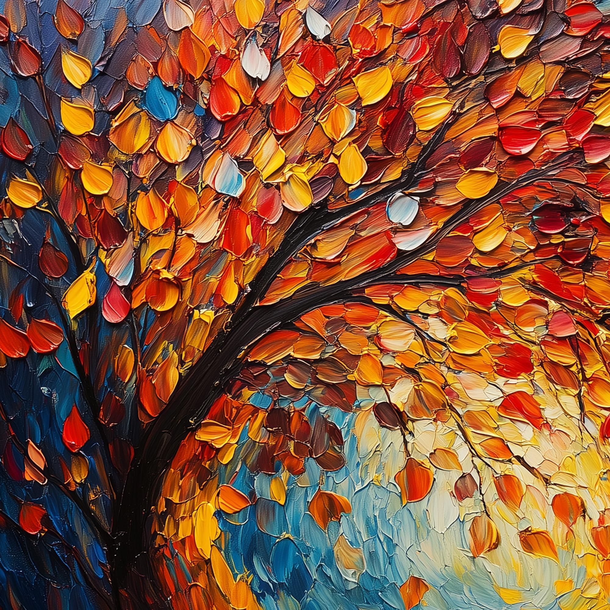 Vortex of Light – Modern Impasto Expressionist Oil Painting | Creative Van Gogh Style Textured Hallway Art