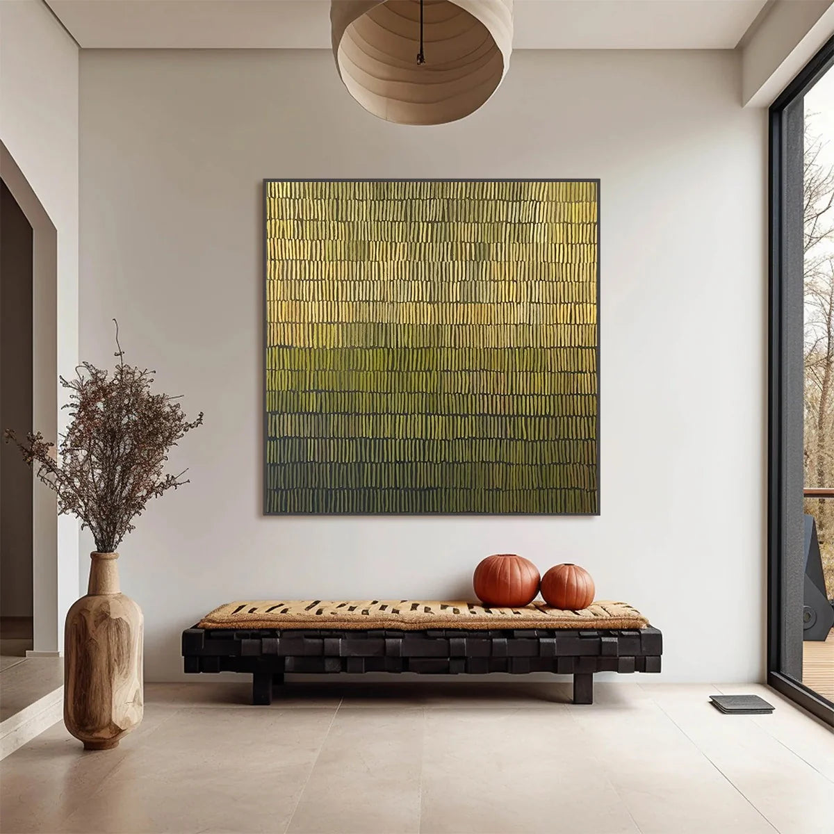 Golden Rhythm – Metallic Gold & Bronze Relief Abstract Painting | Modern Abstract Living Room & Office Art