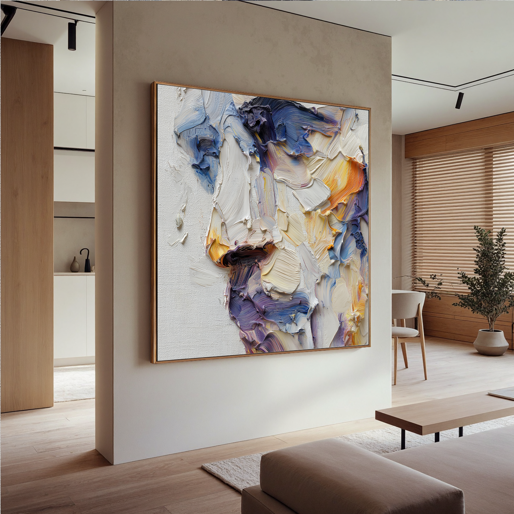 Plaster-art-texture-painting Art #ZY233