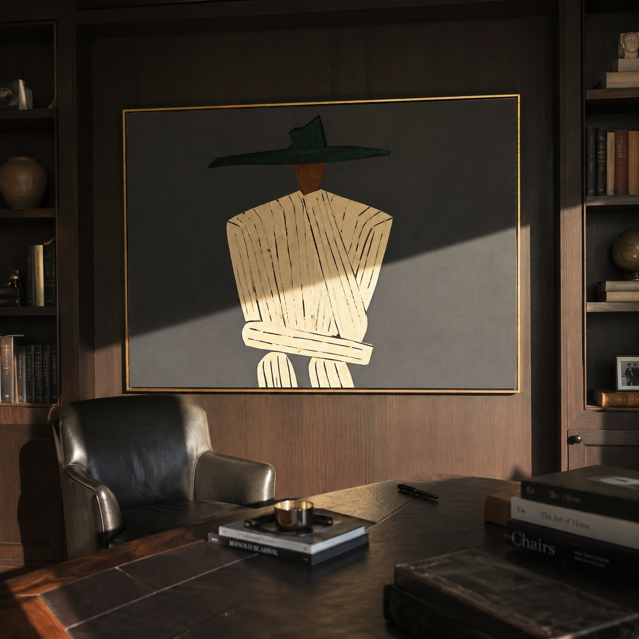 Ivory Angles Face Gray styled in a layered residential interior