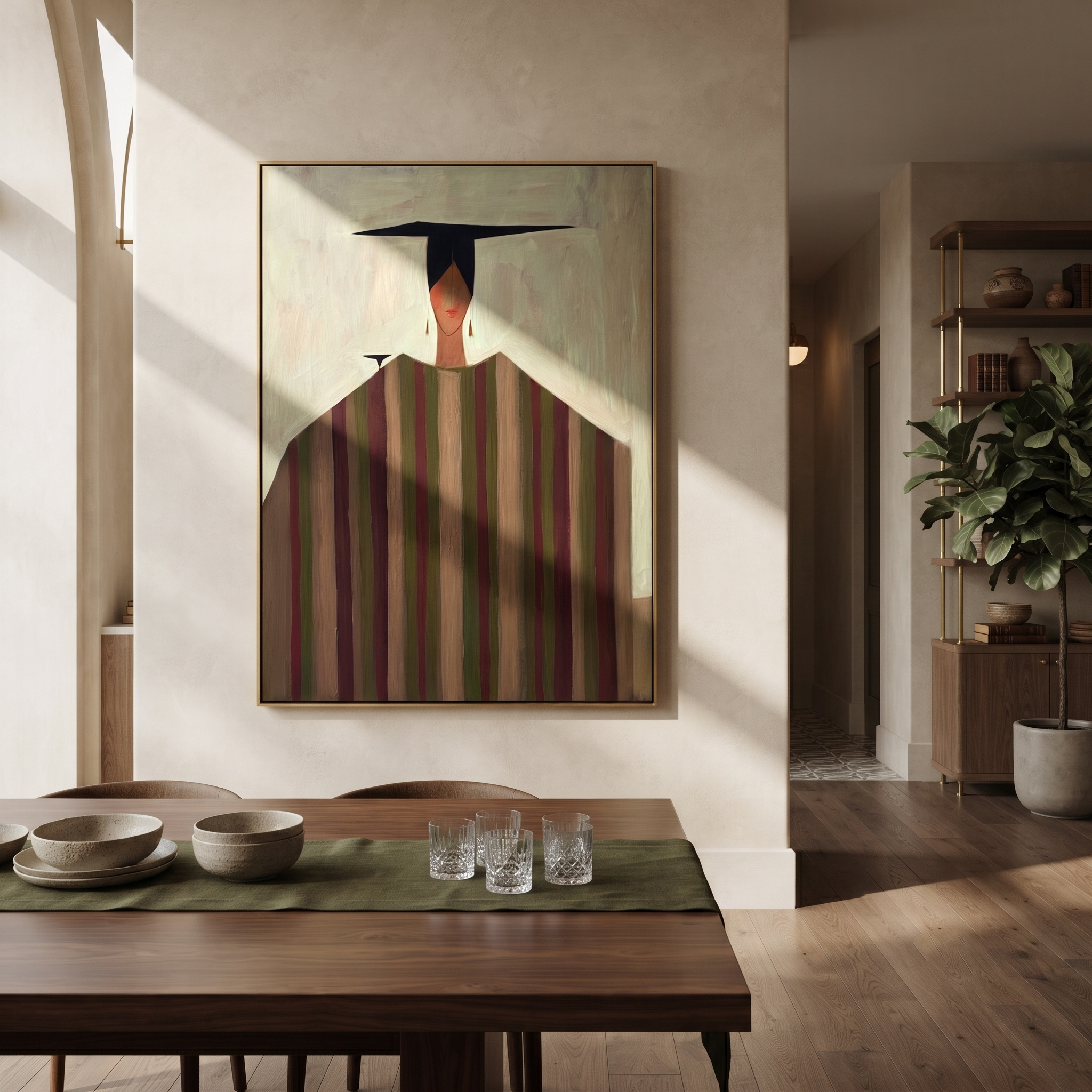 Dark Horizon Keeps Order styled with neutral modern furnishings